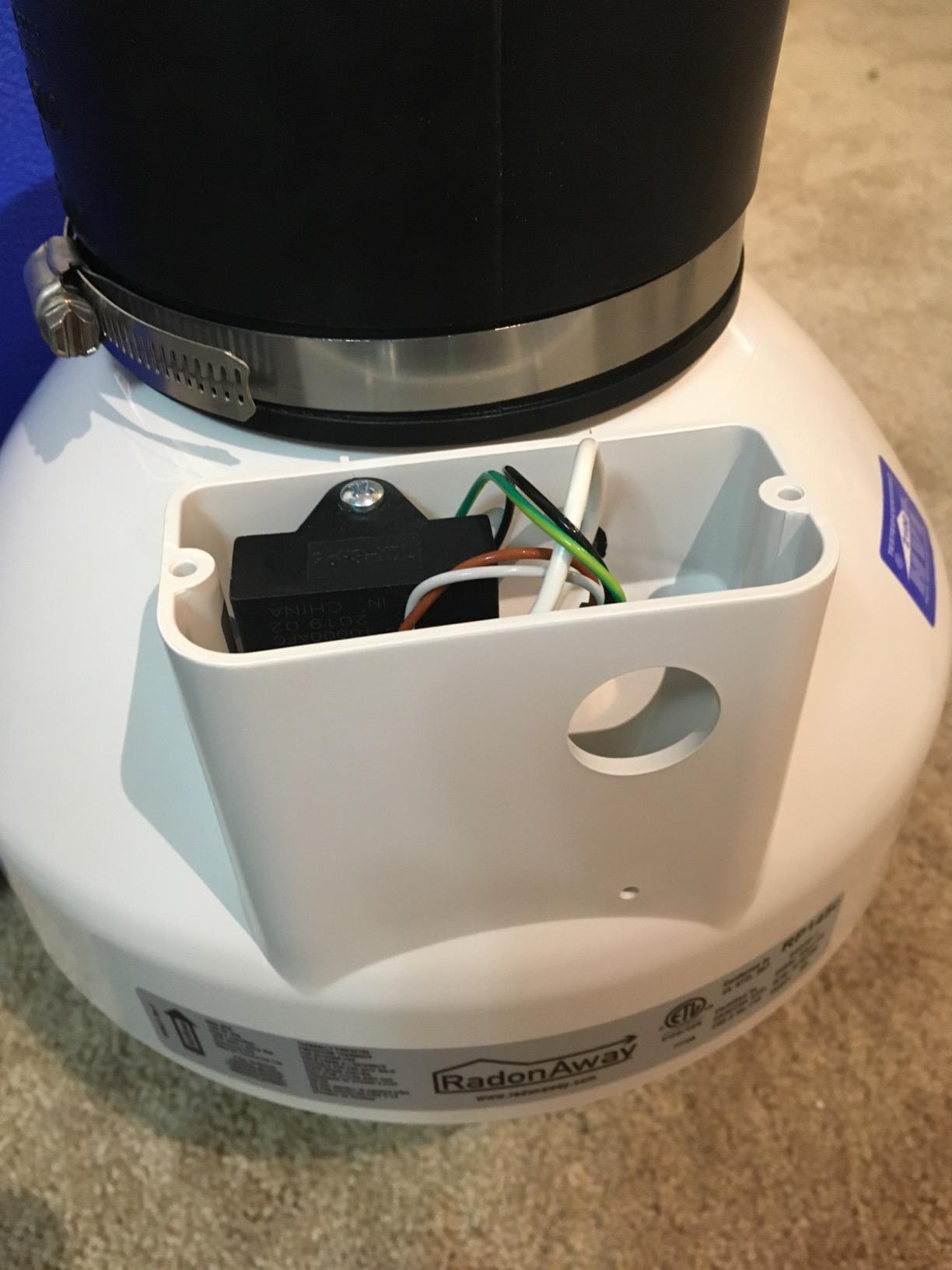 RadonAway RP145c Fan + Install Kit (Rubber couplings, Dynameter and Labels) (3x4, Black) customer photo 1