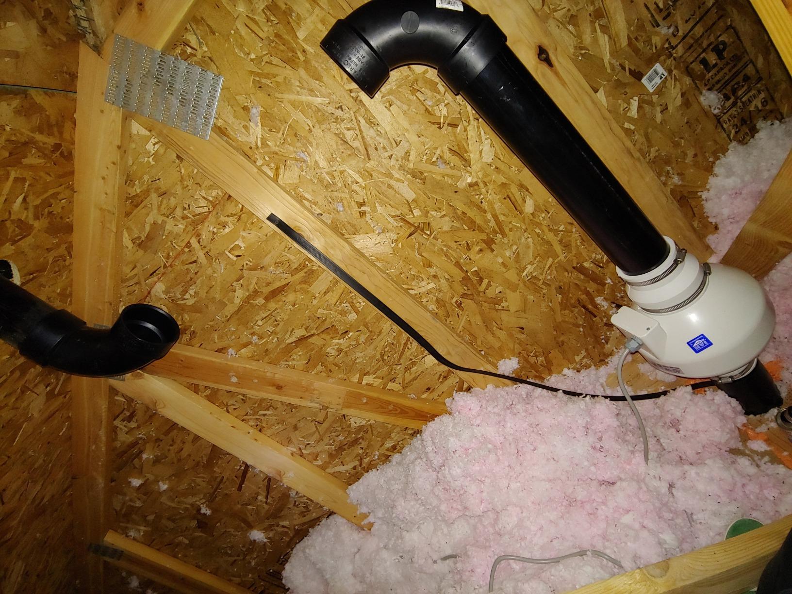 RadonAway RP145c Fan + Install Kit (Rubber couplings, Dynameter and Labels) (3x4, Black) customer photo 2
