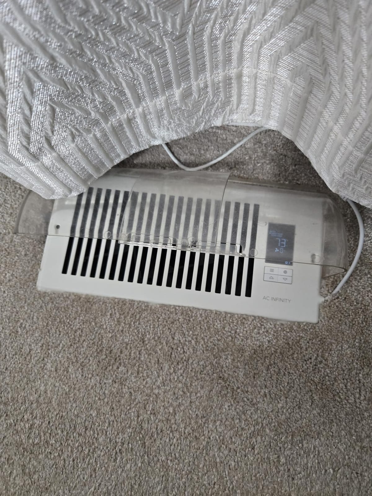AC Infinity AIRTAP T4, Bronze Register Booster Fan for 4”x10” Openings customer photo 2