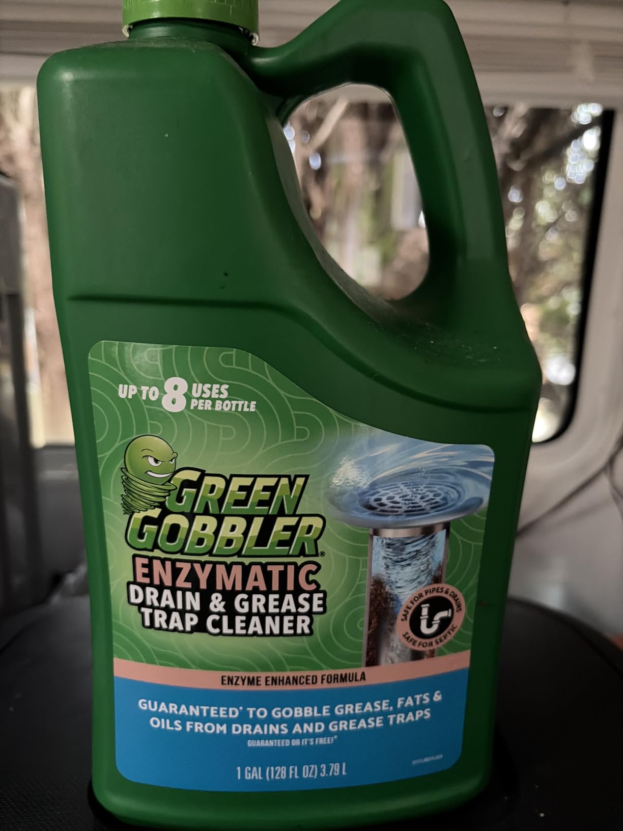 Green Gobbler Enzyme Drain Cleaner 1 Gallon for Grease Traps & Septic Tank customer photo 1