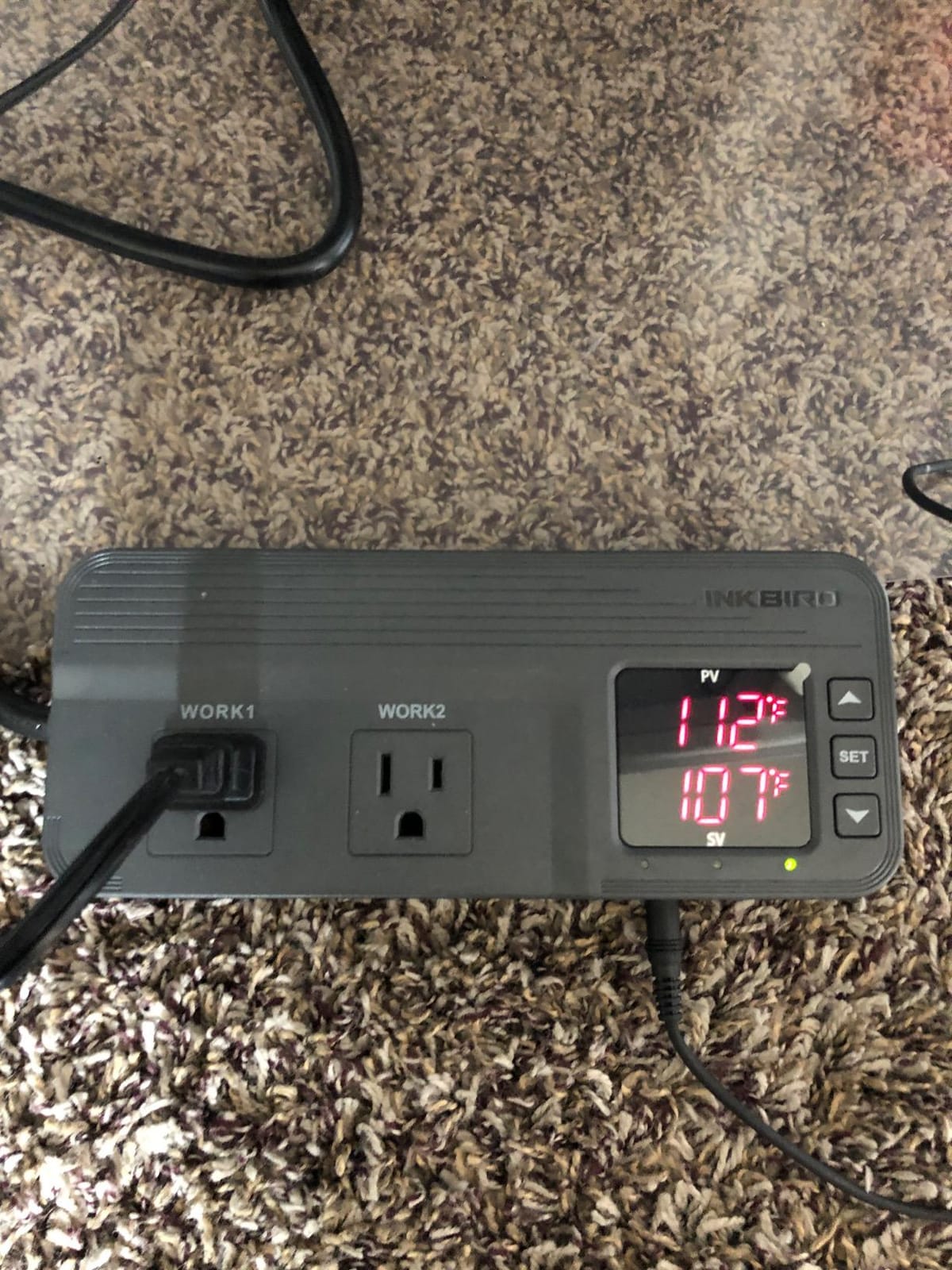Inkbird Temperature and Humidity Controller ITC-608T Pre-Wired Dual Stage Thermostat 120VAC 15A 1800W ETL Listed Mushroom Greenhouse Homebrew customer photo 1
