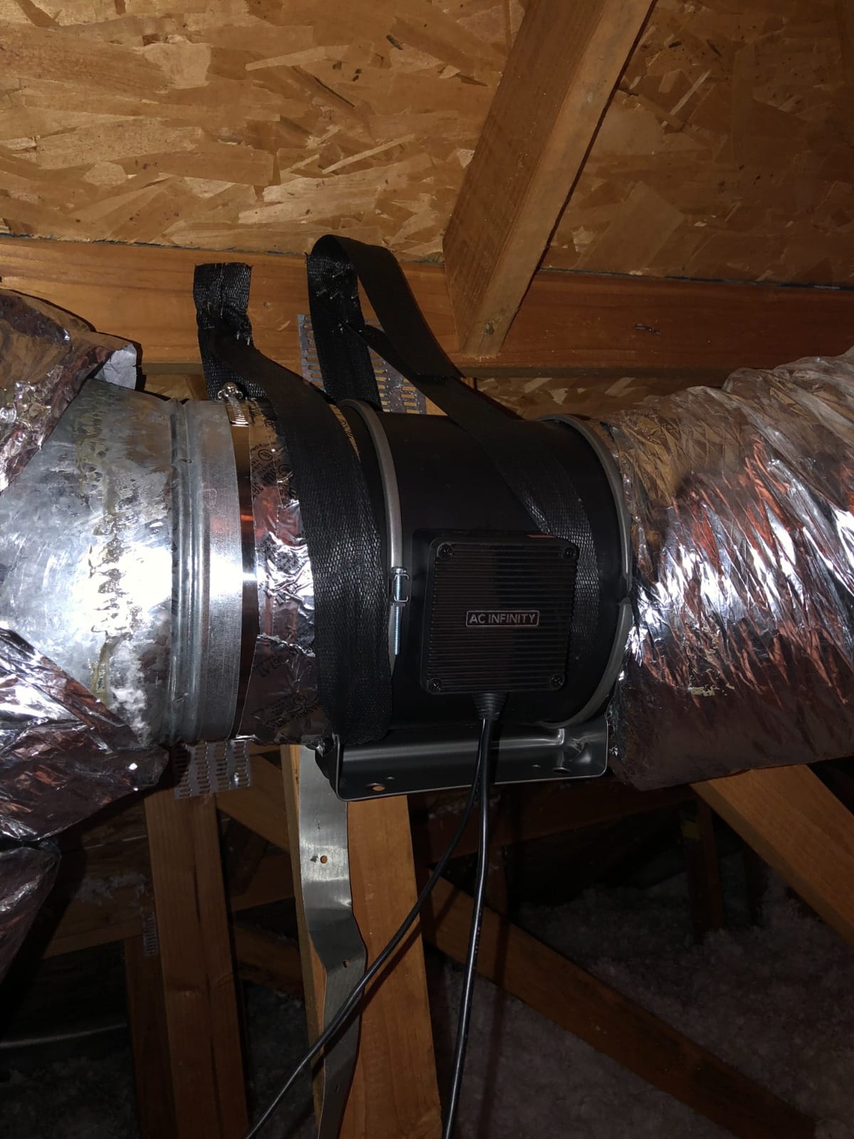 AC Infinity CLOUDLINE PRO S8, Quiet 8” Inline Duct Fan customer photo 1