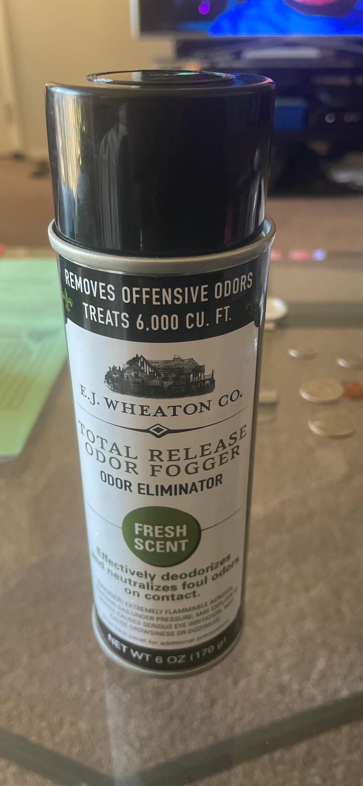 E.J. Wheaton Odor Eliminator, Total Release Odor Fogger, 3 Pack, Effectively Deodorizes and Neutralizes Foul Odors on Contact, Fresh Scent (6 OZ) customer photo 1