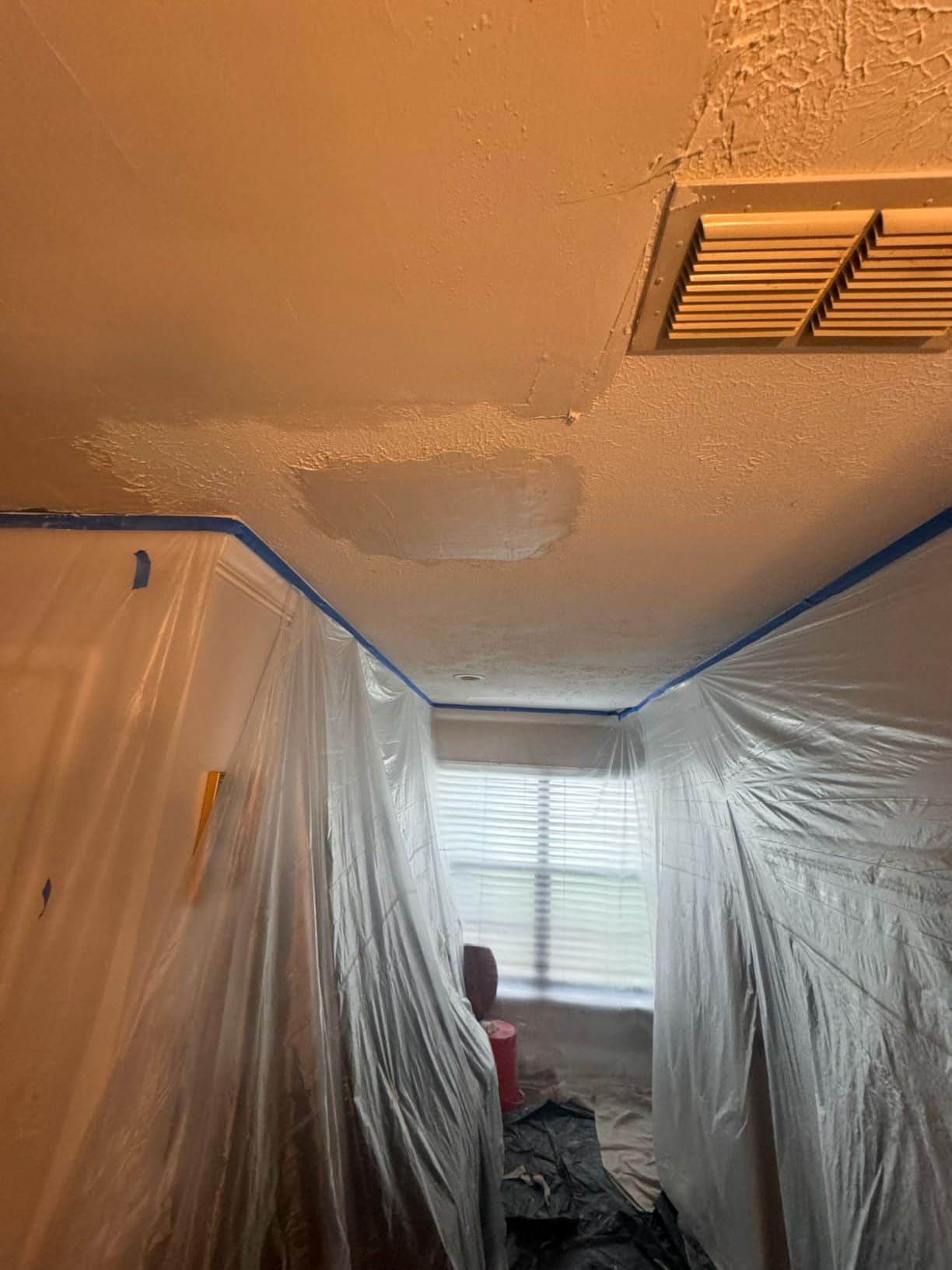ZIPWALL PY50 Dust Barrier Plastic Sheeting, White 10ft x 50ft, 3 mil customer photo 2