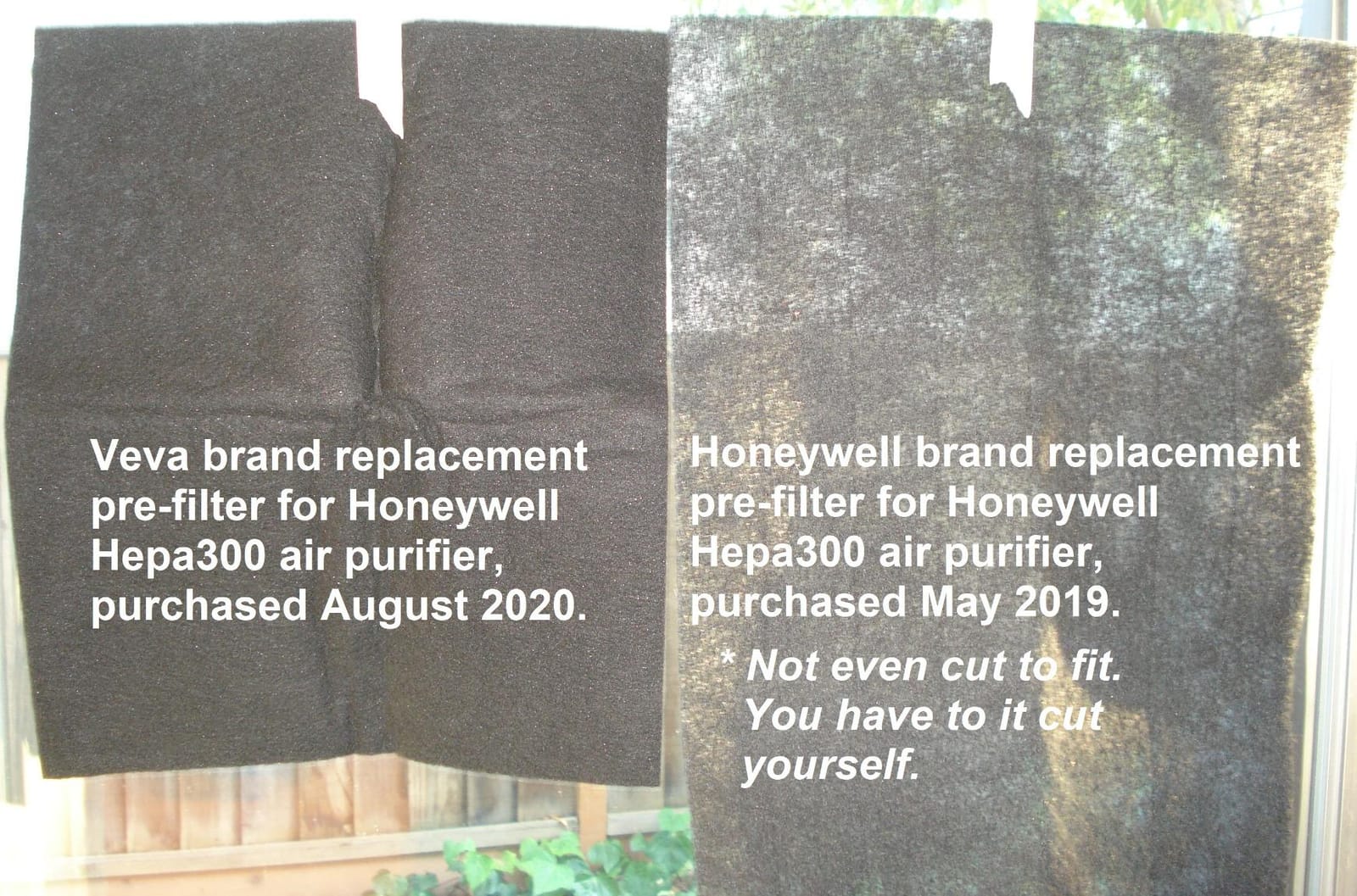 VEVA HPA300 Filter Replacement Compatible with Honeywell Air Purifier - 6 Pack of HEPA Filters w/ 8 Precut Activated Carbon Pre-Filters & Replacement Filter R customer photo 2