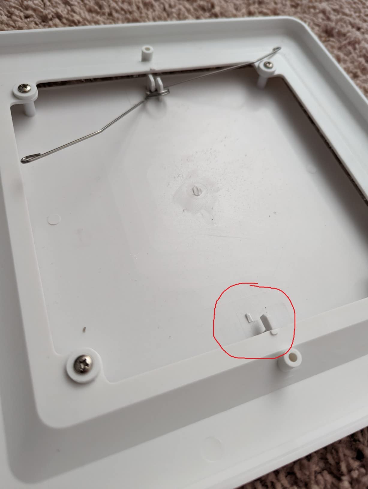 Homewerks 7140-50 Bathroom Fan Ceiling Mount Exhaust Ventilation, 1.0 Sones, 50 CFM, White customer photo 1