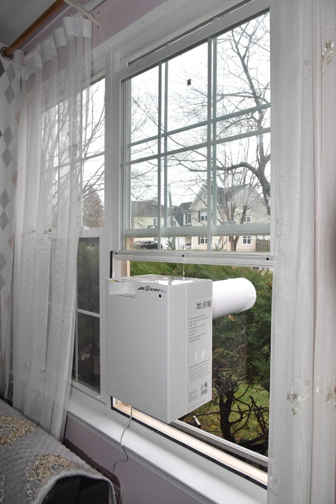BROAD AirPro Fresh FF100 HEPA Fresh Air ERV System with 99% PM2.5 Filtration Efficiency, 70% Fresh Air Heat Recovery Efficiency and 100% Fresh Air customer photo 1