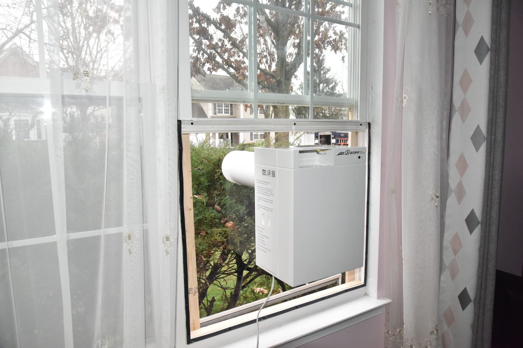 BROAD AirPro Fresh FF100 HEPA Fresh Air ERV System with 99% PM2.5 Filtration Efficiency, 70% Fresh Air Heat Recovery Efficiency and 100% Fresh Air customer photo 2