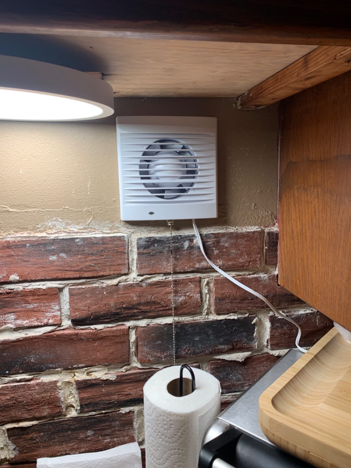 4-Inch Wall Exhaust Fan: Small Window Ventilation Fit 4