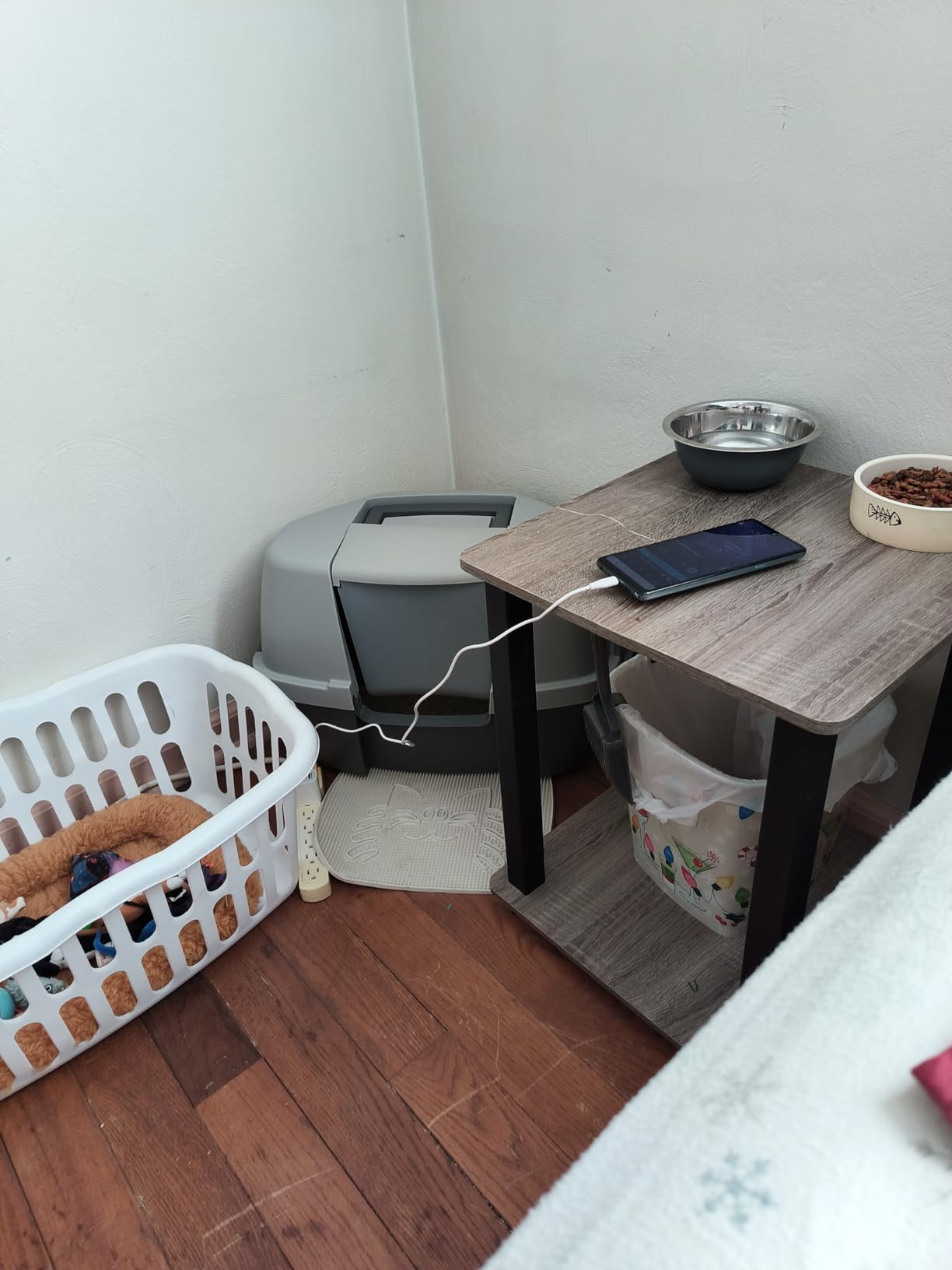 IRIS USA Large Front Door Cat Litter Box, Walk-in Entry, Gray customer photo 1