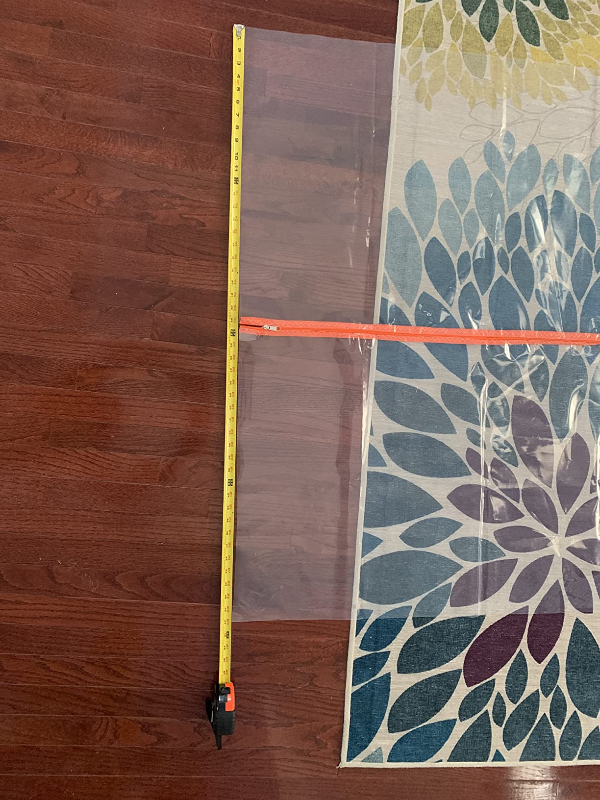 Professional Zipper Door, Dust Protection Wall, Barrier for Dust Containment - Heavy-Duty Construction Access Door - Plastic Sheeting Temporary Door, Zipper Barrier Room Seal - Reusable Doorway customer photo 2