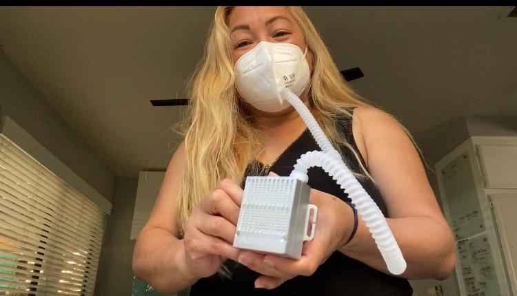 4WDKING Rechargeable Electric Air Purifying, Reusable Portable Air Purifier customer photo 2