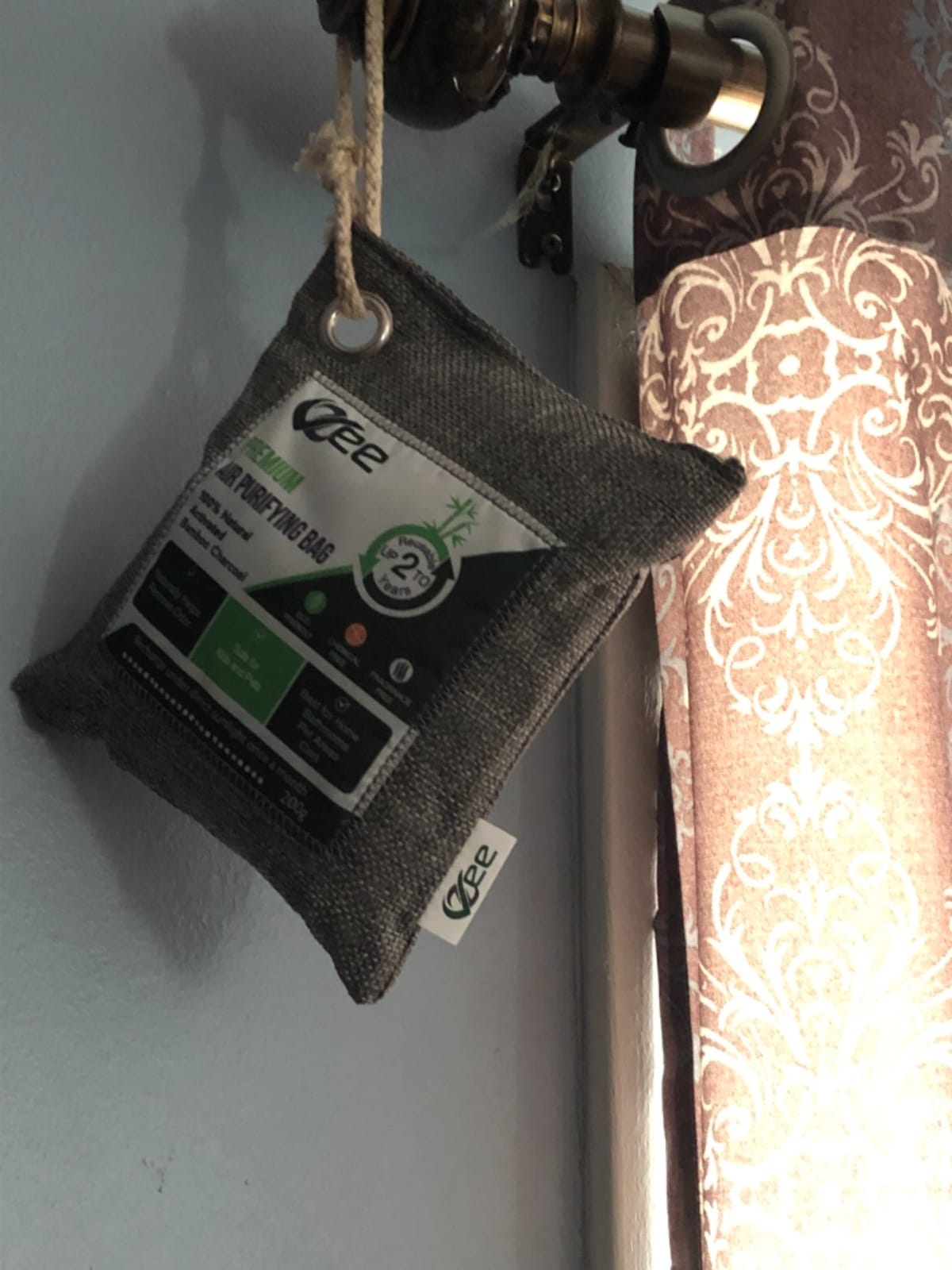 8 XL Bags x 200g Bamboo Charcoal Odor Absorber (1,600g Total),Activated Charcoal Air Purifying Bag, Odor Eliminator for Home, Basement, Smoke, Mothball, Pet, Car, Closet, Shoes customer photo 1