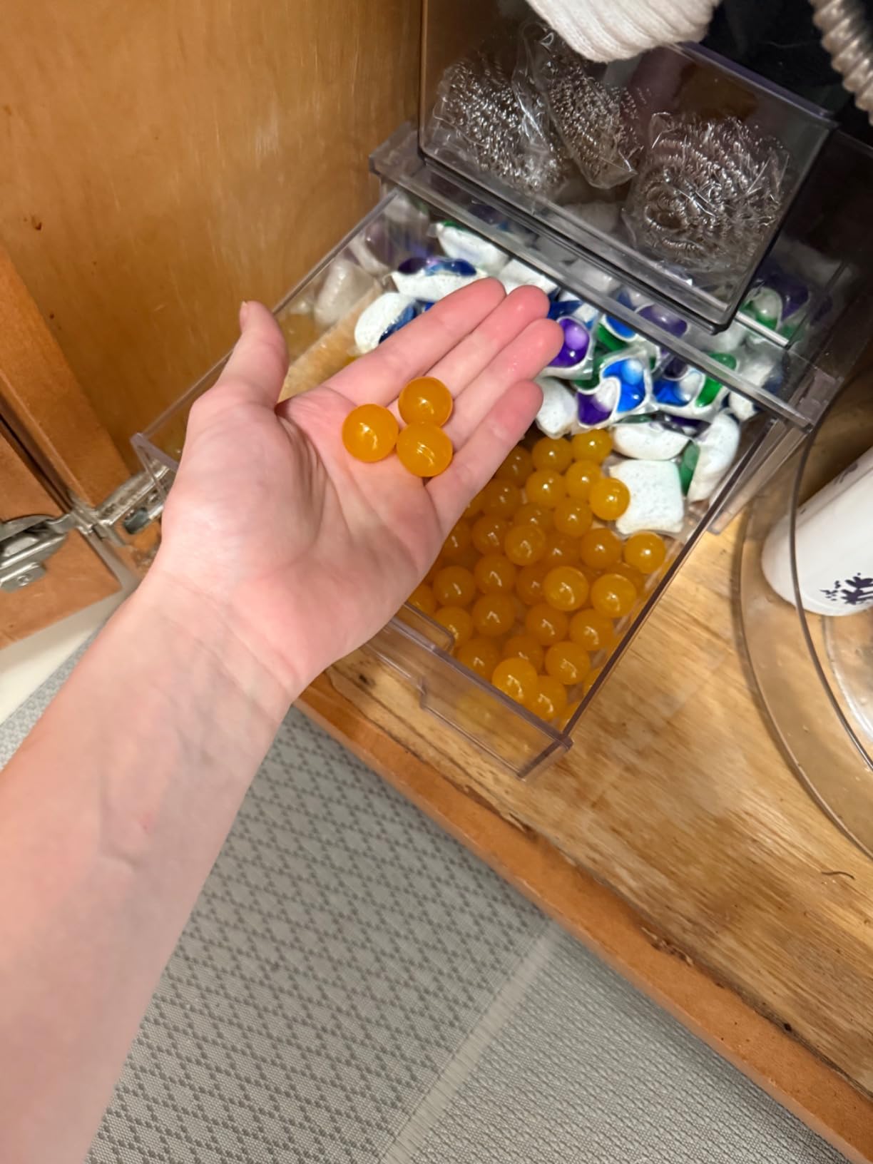 Bastion Garbage Disposal Cleaner and Deodorizer Drops- [[50-Count]] Lemon Zest Scented Kitchen Sink Freshener Pods & Drain Odor Eliminator Disposer Care Balls customer photo 2