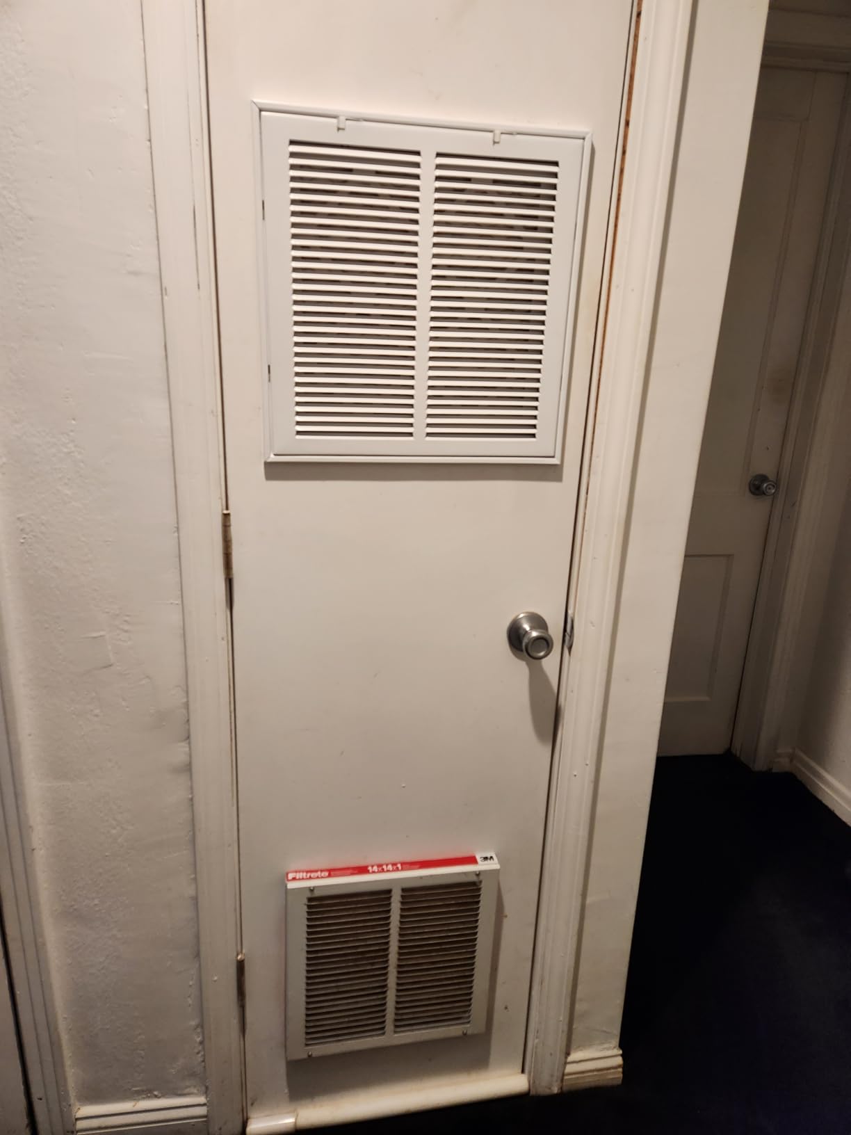 Fits 20x25 Duct Opening | Filter Included Steel Return Air Filter Grille by Handua [Removable Door], Vent Cover Filter Grill | White | Outer Dimensions: 22 5/8