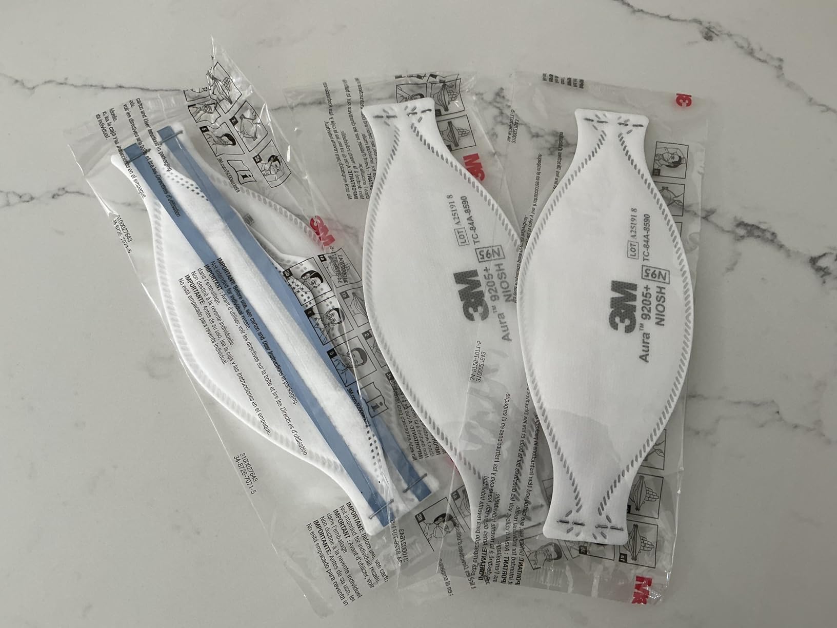 3M™ Aura™ N95 Particulate Respirator, 9205PH-20-DC, Pack of 20 Respirators customer photo 1