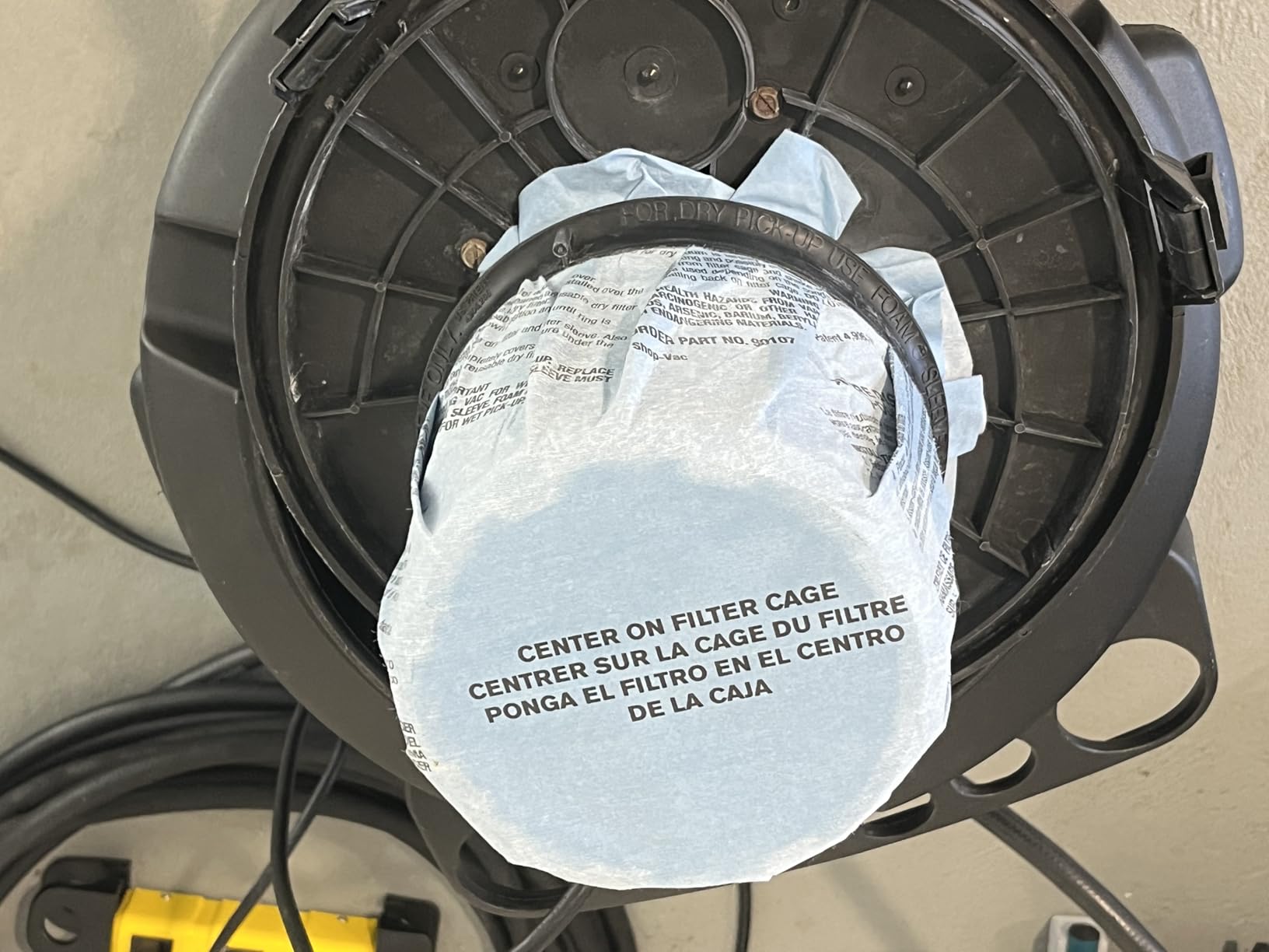 DEWALT 6 Gallon Dust Separator for Wet/Dry Shop Vacuums,DXVCS002 customer photo 2