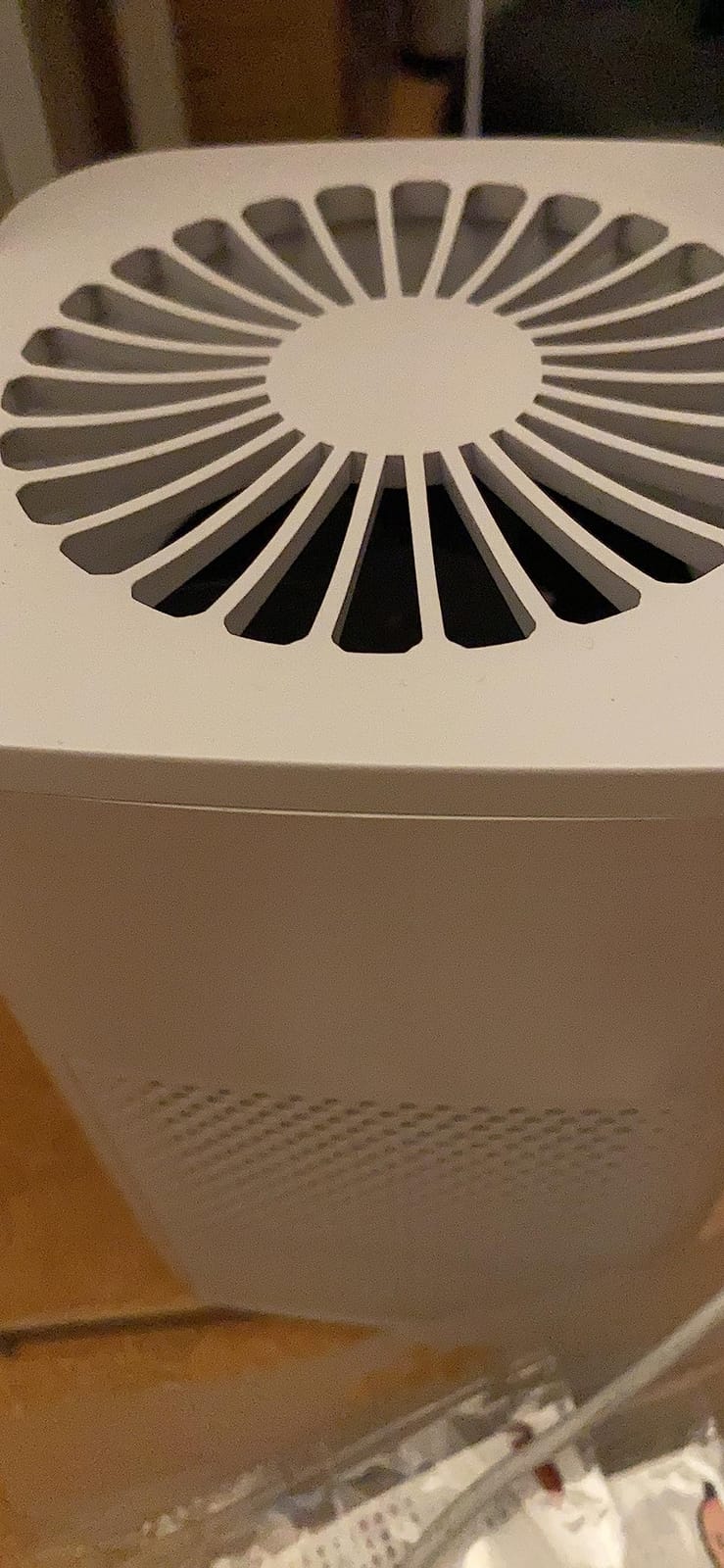 Desktop Air Purifier with HEPA Filter for Office Bedroom Bathroom, Small USB Air Purifiers for Pollutants, Dust, Odor, Super Quiet Powered by USB No Adapter, White customer photo 1