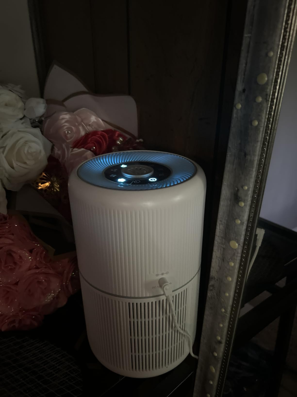 2 Pack Air Purifier for Home Bedroom with H13 True HEPA Filter for Smoke, Smokers, Dust, Odors, Pollen, Pet Dander | Quiet 99.9% Removal to 0.1 Microns | White Available for California customer photo 1