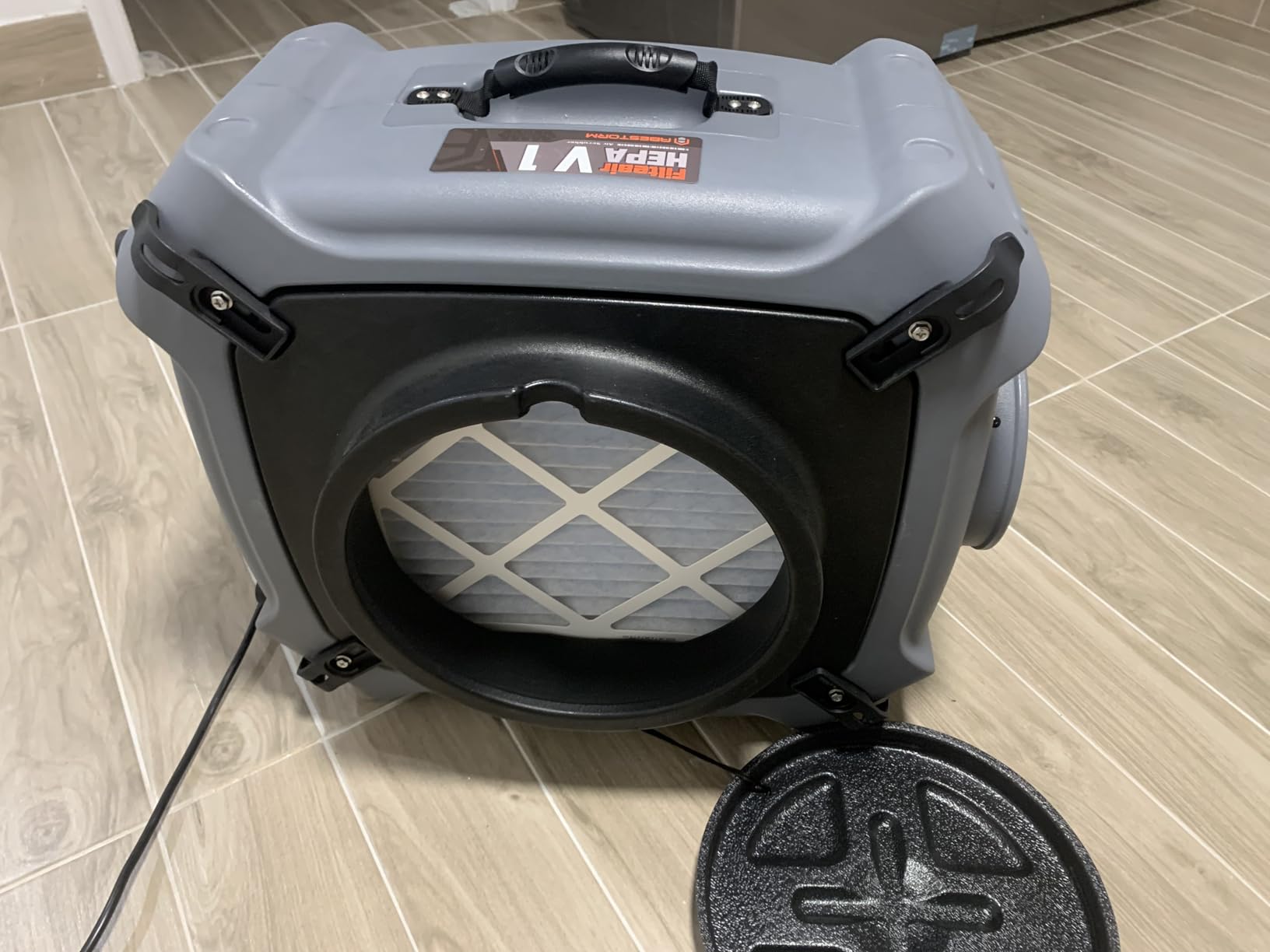 Abestorm HEPA Air Scrubber with UV-C Light, up to 600 CFM, Negative Ion customer photo 1