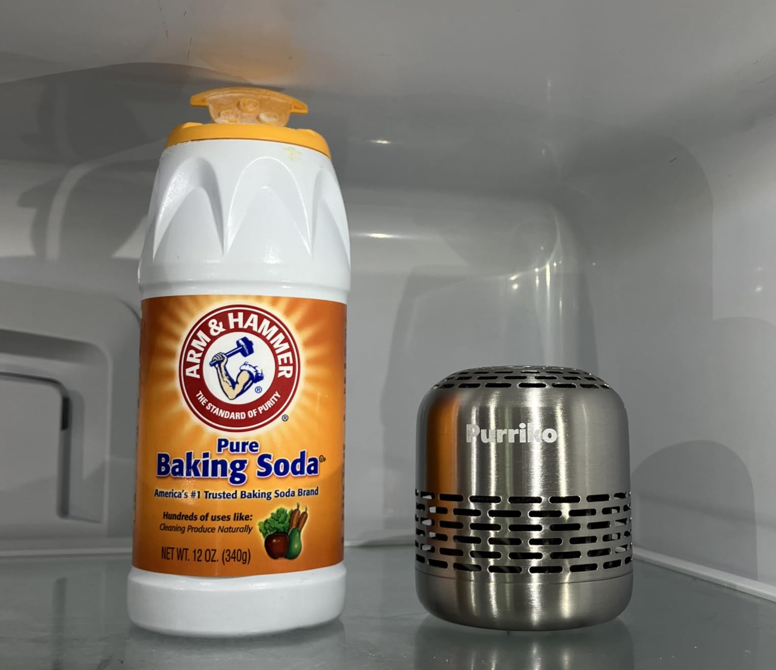 Purriko Refrigerator Deodorizer,Long-Lasting Fridge Odor Eliminator customer photo 1
