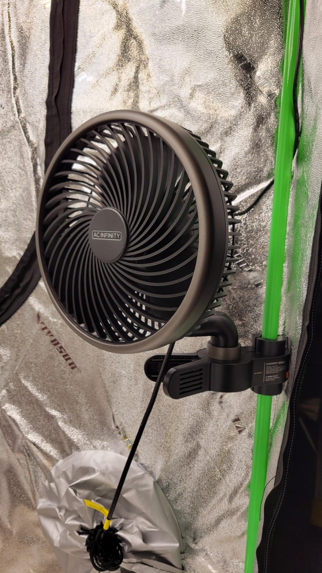 AC Infinity CLOUDRAY S6 Grow Tent Oscillating Clip Fan 6” customer photo 2