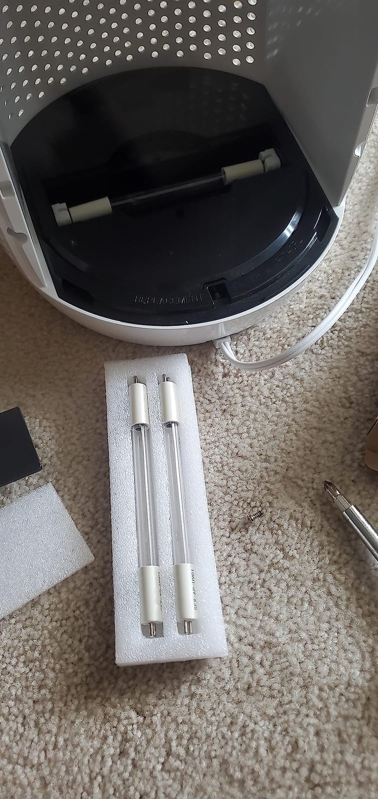 2-Pack 3W UV-C Bulb Replacement for Homedics Air Purifer Part# AP-UVC1 customer photo 2