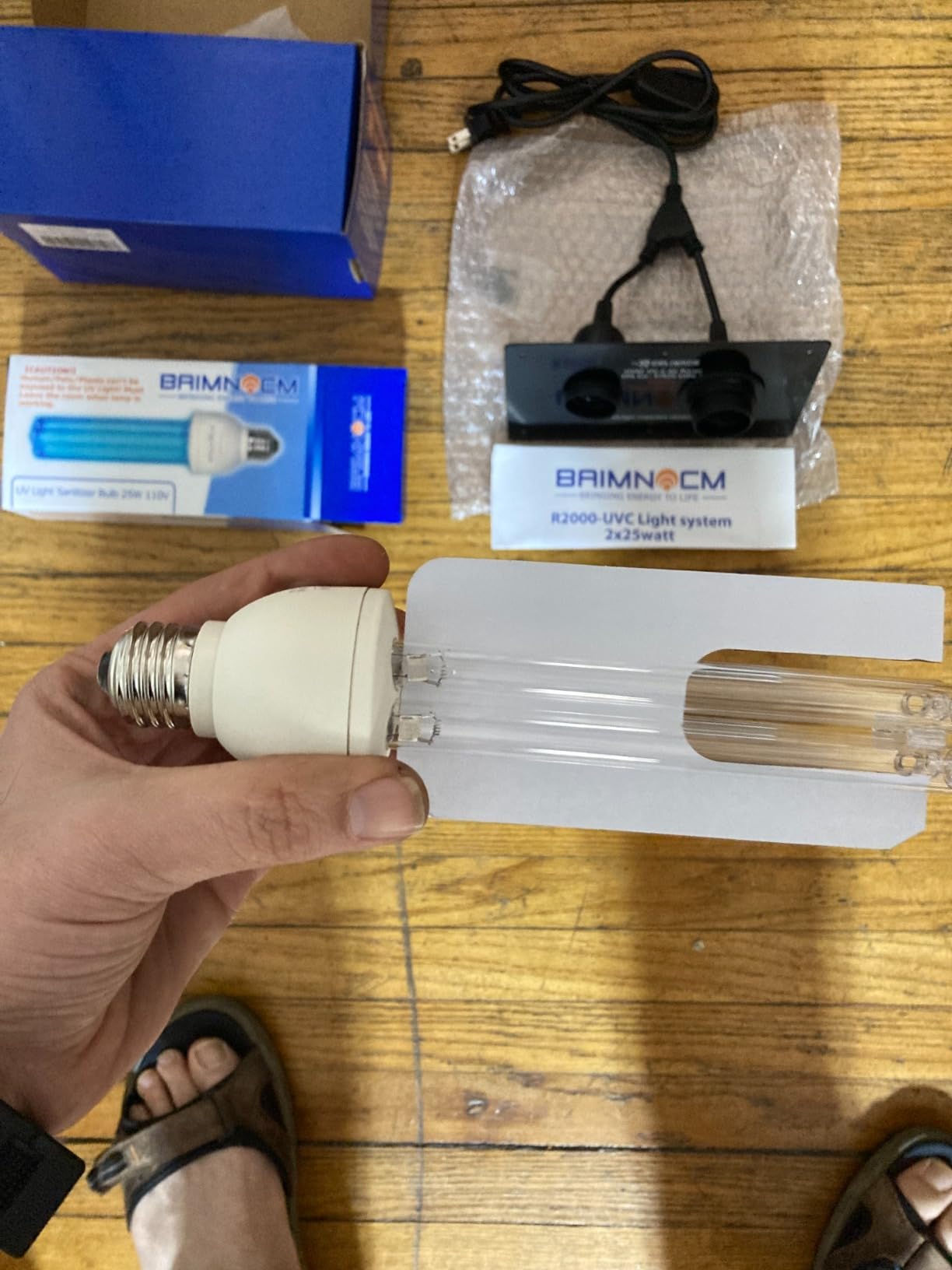 50 Watts Duct Disinfection Uv Light for Hvac, Uv Light for ac system, Ac Filter UV-C Lamp, uv lamp for furnace customer photo 1
