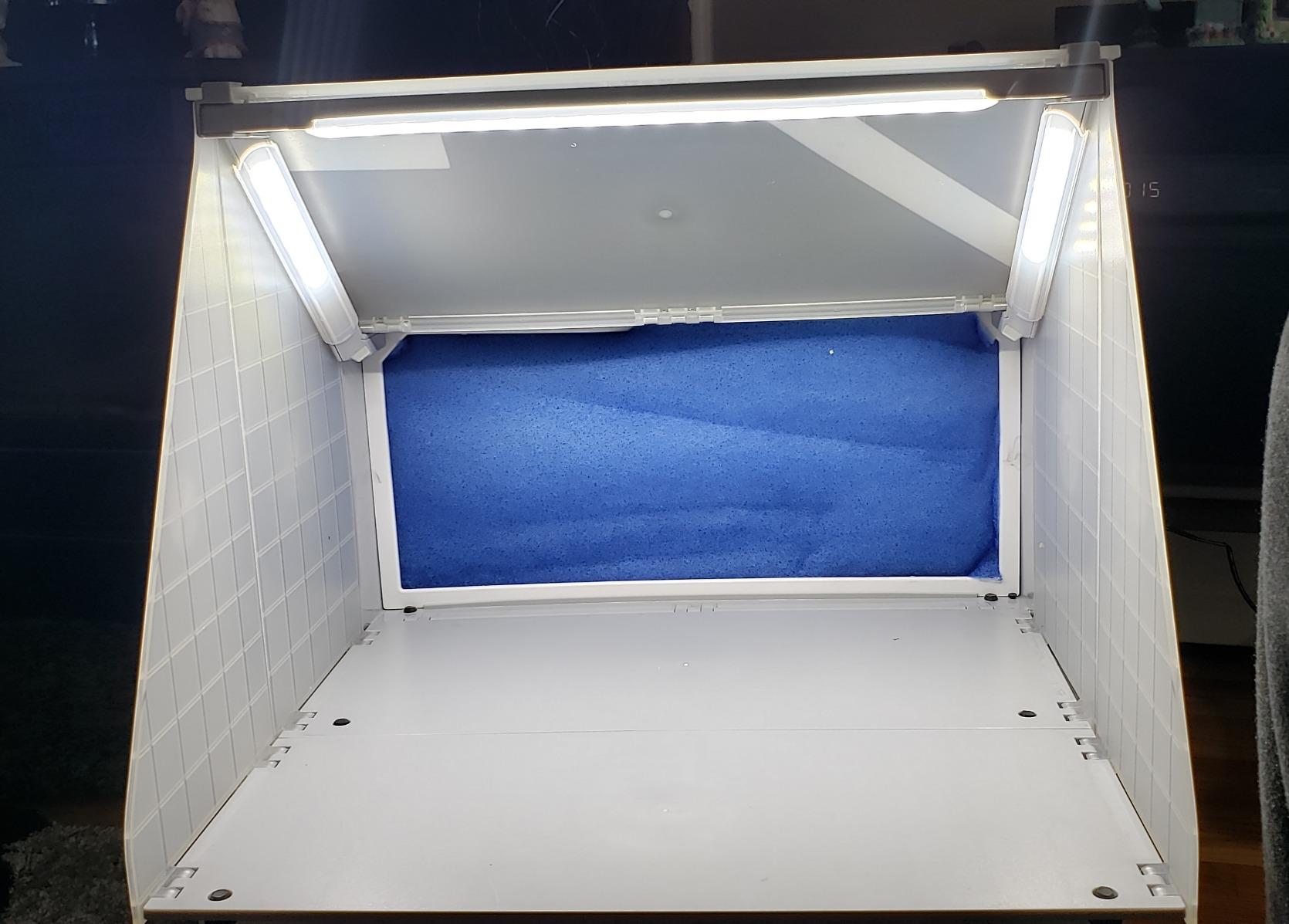 Master Airbrush Portable Airbrush Spray Booth Kit with Dual Exhaust Fans customer photo 2