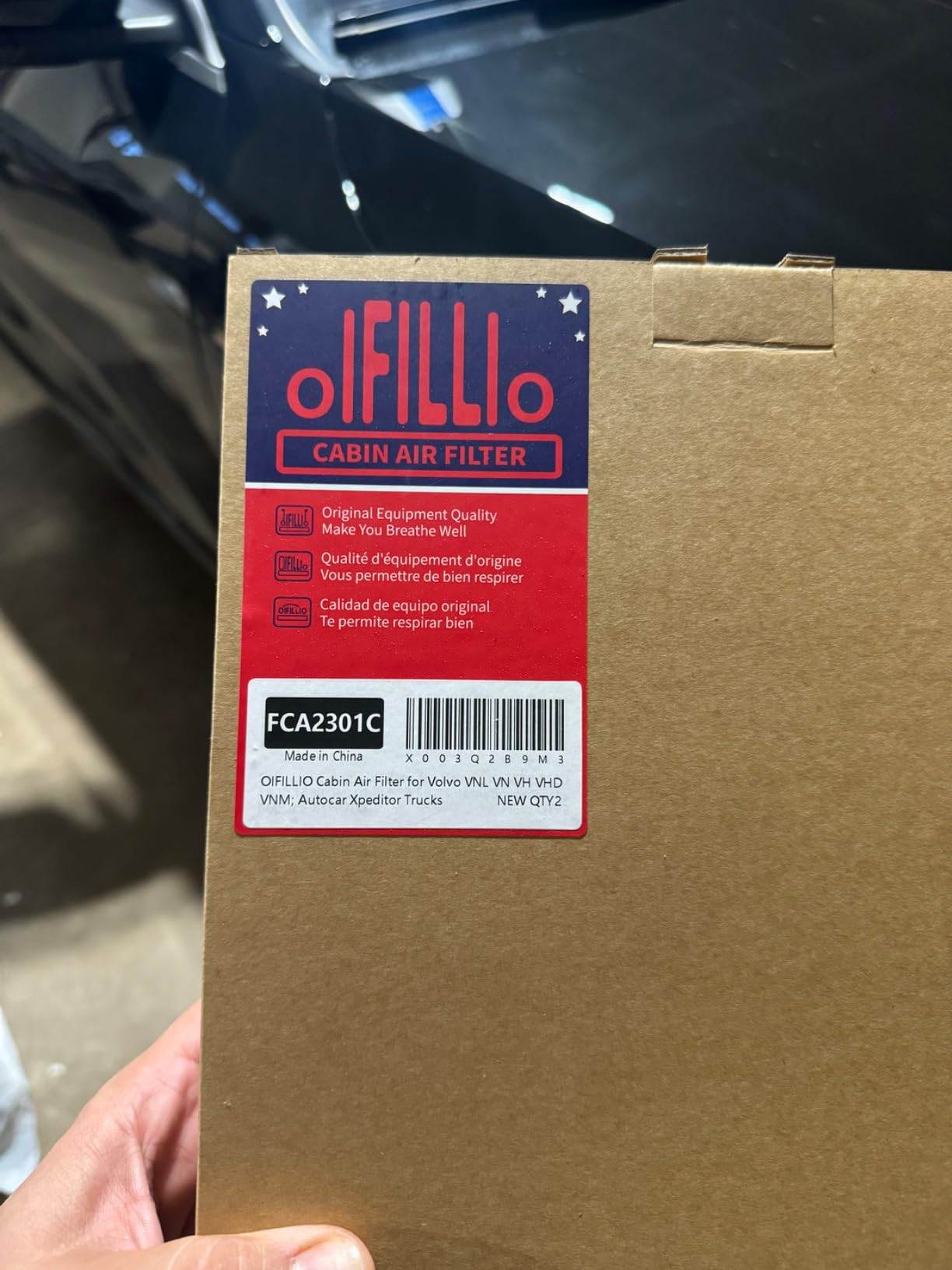 OIFILLIO Cabin Air Filter for Volvo VNL 780 760 860 670 630; VN 780 670; VH VHD VNM; Trucks Replace 20435801 AF26405 P606555 PA10187, 49084 PA4681 with Activated Carbon (2pcs) customer photo 2