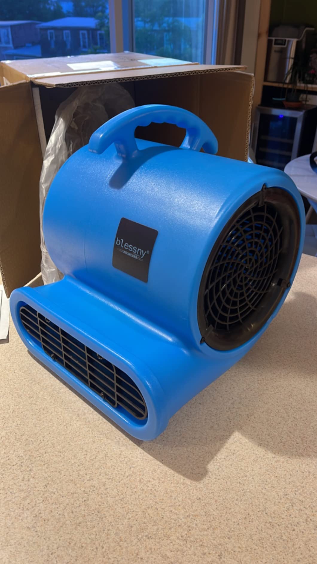 blessny 1/2 HP ETL Listed Carpet Dryer Air Blower Fan for Home Drying customer photo 1