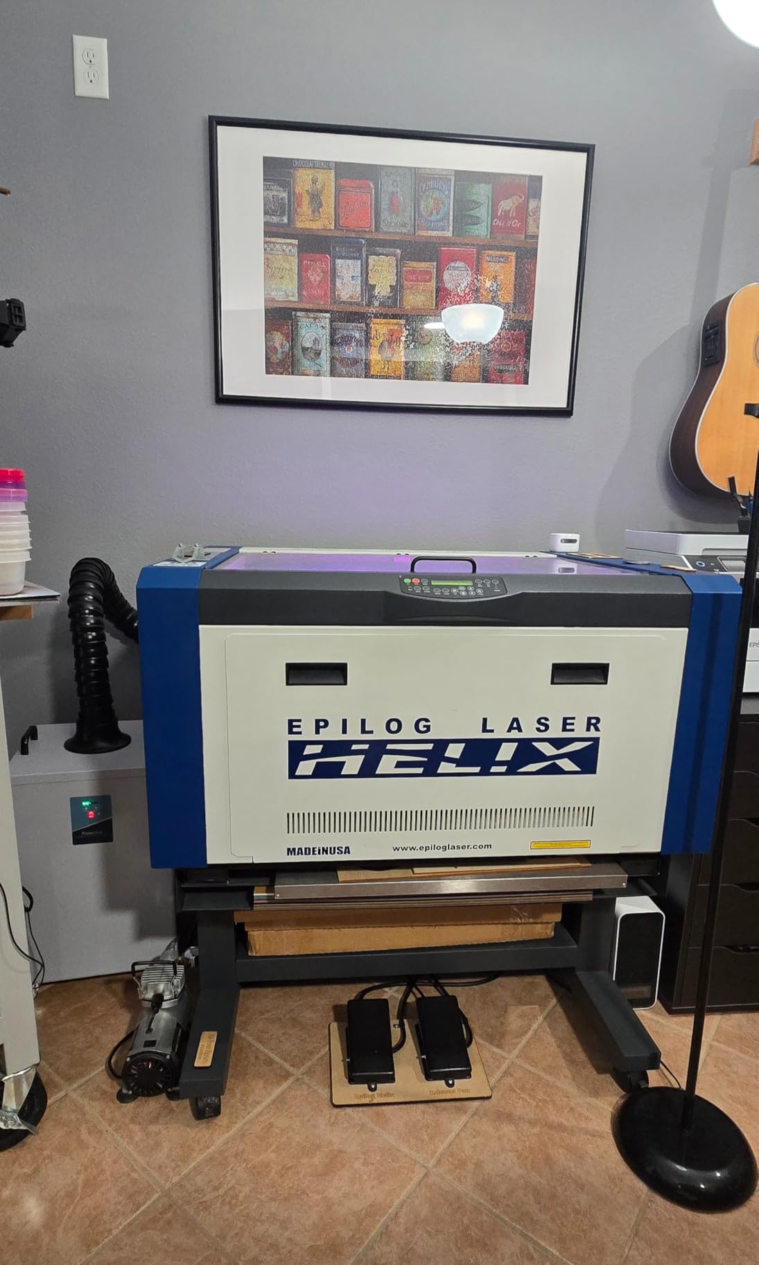 FumeClear FC-2004 Fume Extractor For 20-80W P/S/M/F Laser Engraver & Cutter customer photo 1