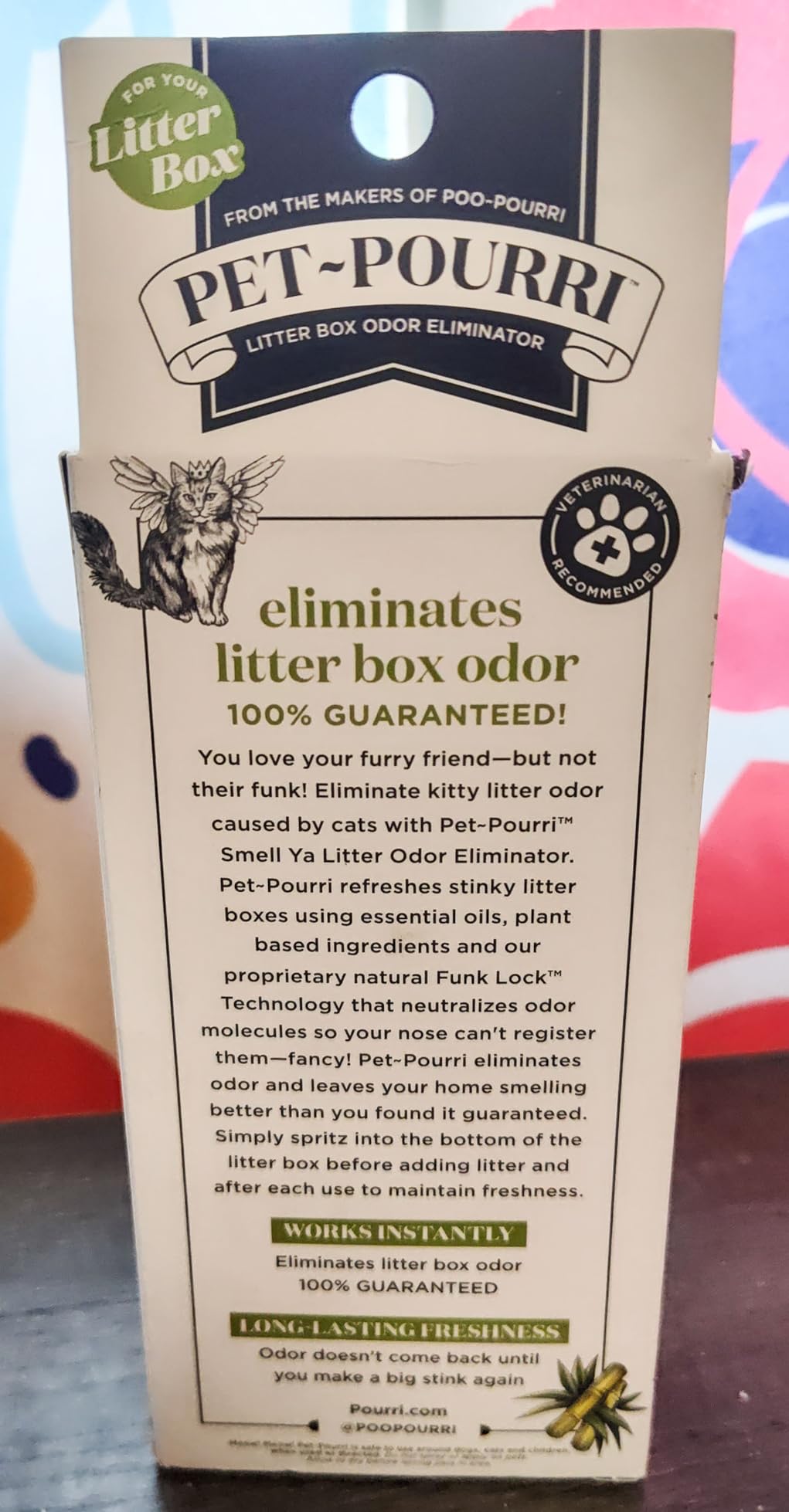 Pet-Pourri Smell Ya Litter Cat Litter Deodorizer Spray, Bamboo 10 Ml customer photo 2