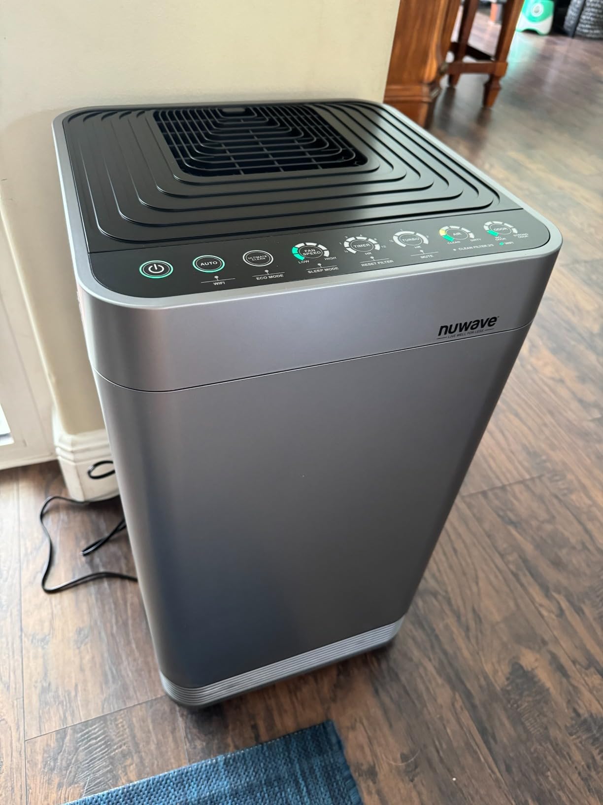 Nuwave OxyPure Zero Plus Air Purifier, Covers up to 3210ft² Large Room customer photo 2