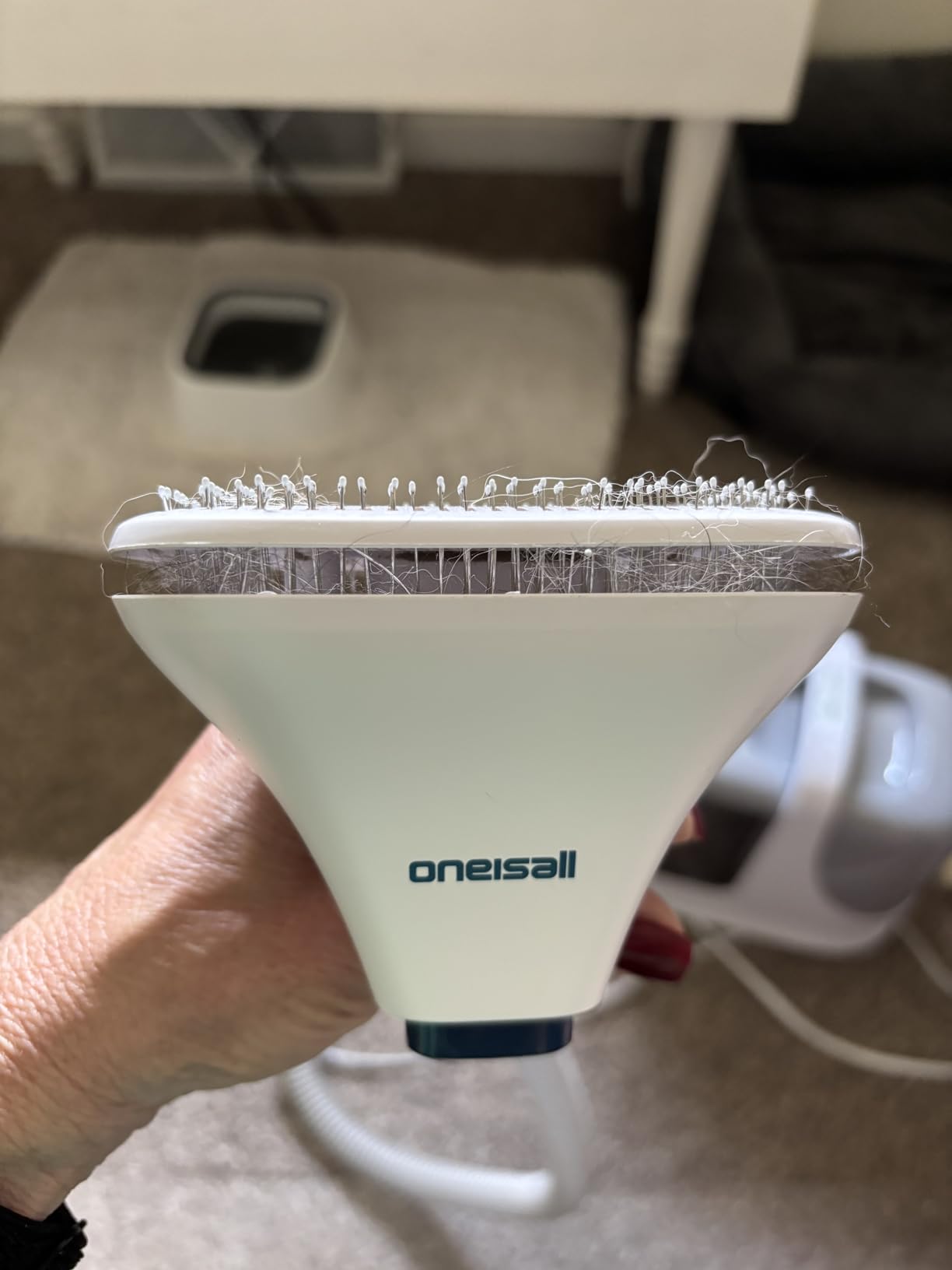 oneisall Dog Grooming Vacuum Kits with Pet Clipper customer photo 2