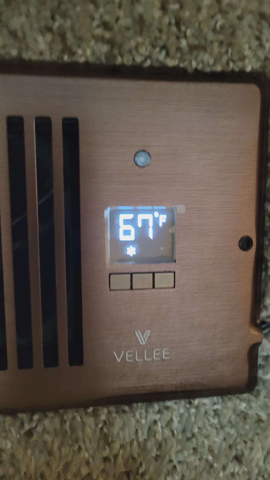 VELLEE Quiet Register Booster Fan Fits Duct Opening 4