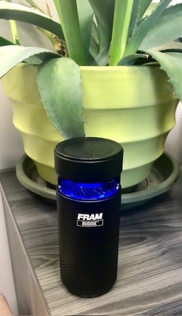 FRAM Buddie HEPA Air Purifier H13 Filtration & UV-C LED Sanitization, Cable-Free Rechargeable Portable Air Purifier for Home, Car & Work, Eliminates 99.97% of Dust, Smoke & Other Pollutants | CAP30200 customer photo 1