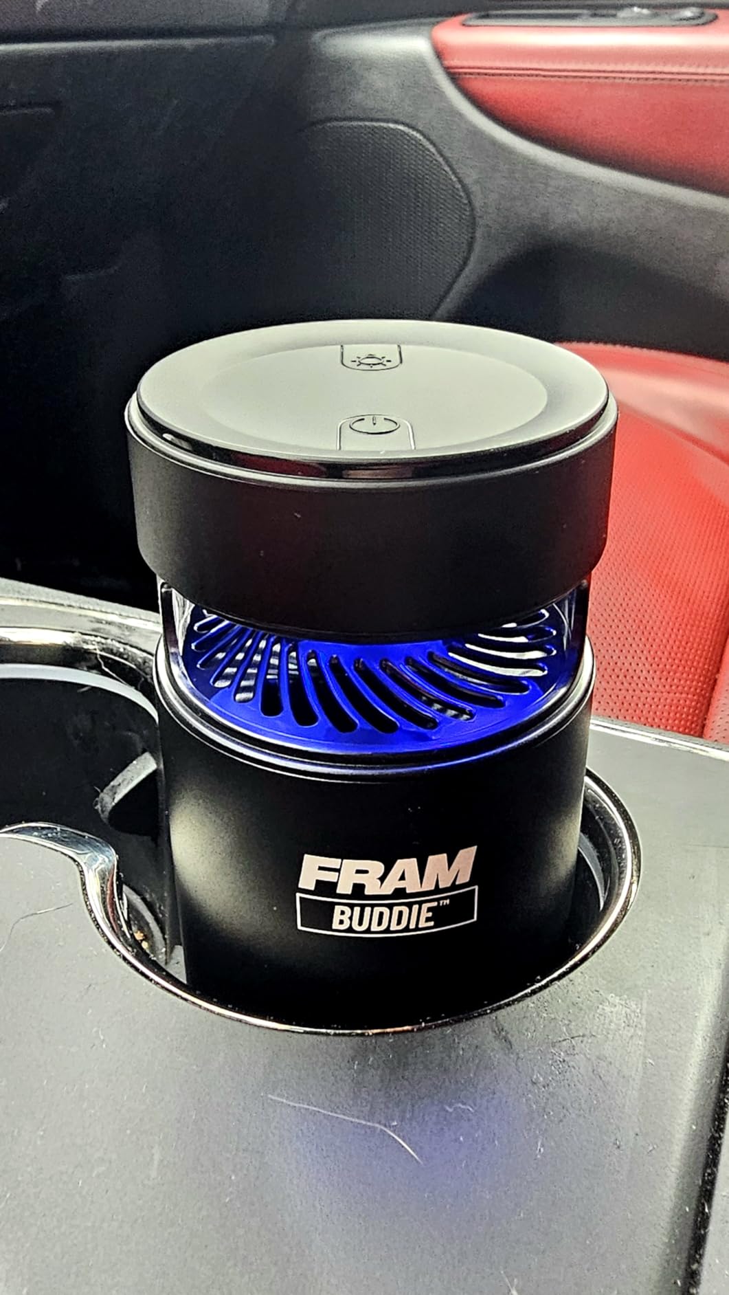 FRAM Buddie HEPA Air Purifier H13 Filtration & UV-C LED Sanitization, Cable-Free Rechargeable Portable Air Purifier for Home, Car & Work, Eliminates 99.97% of Dust, Smoke & Other Pollutants | CAP30200 customer photo 2