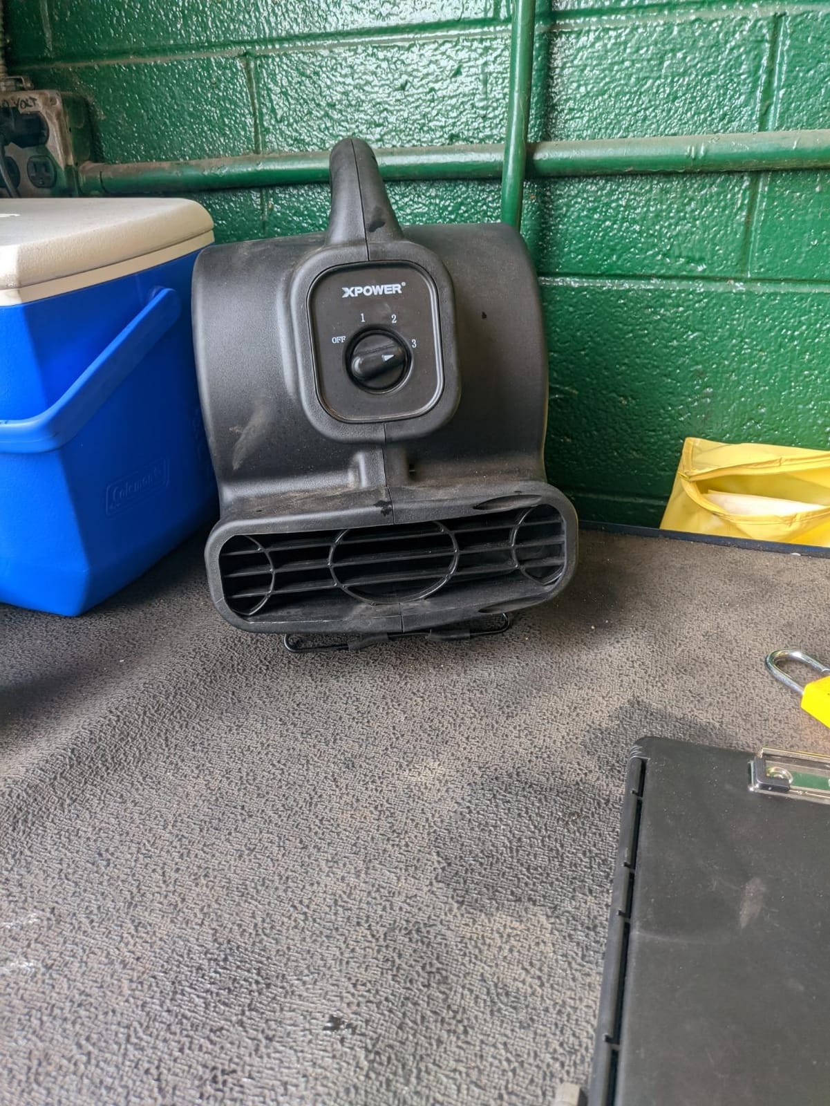 XPOWER P-80 Mini Utility 600 CFM Centrifugal Air Mover, Floor Fan, Blower, Stackable, for Drying，Cooling, Ventilating, Home Use Water Damage Restoration, Workshop, Plumbing customer photo 2