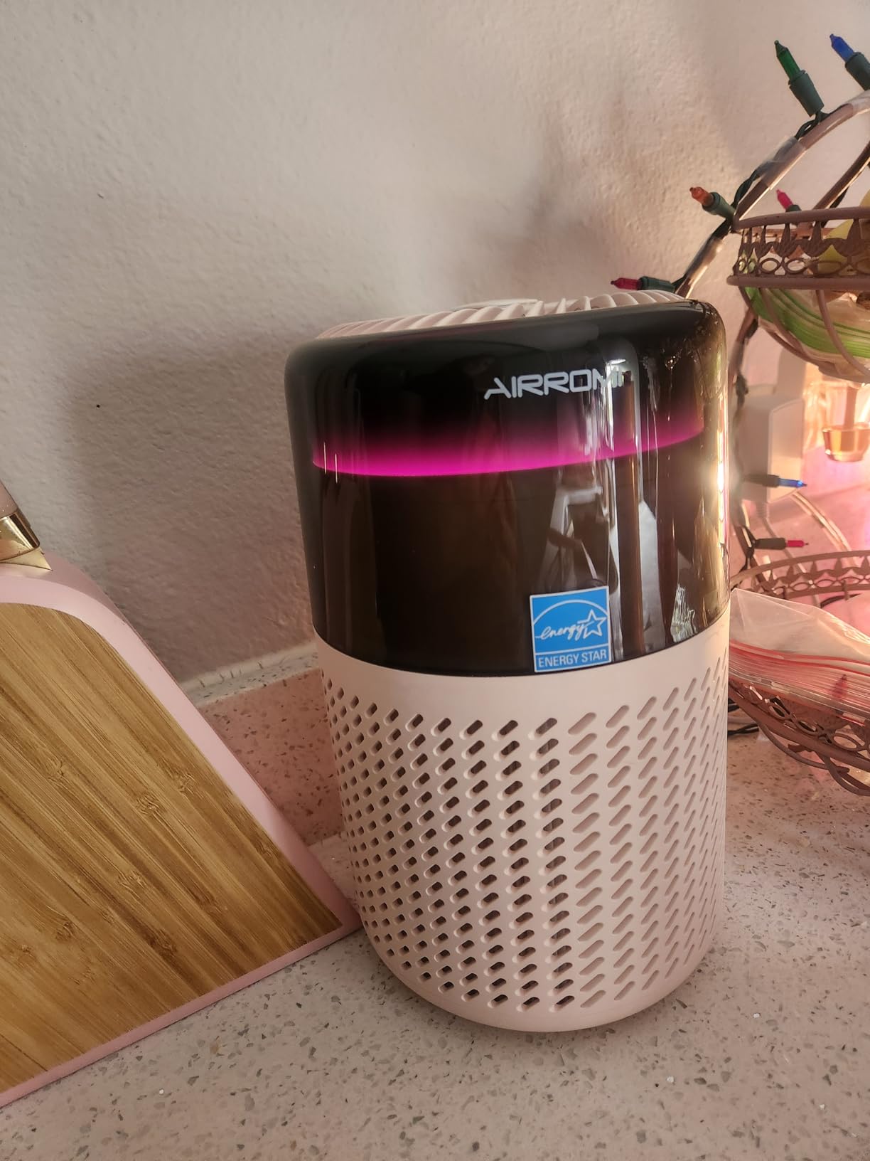 AIRROMI HEPA Air Purifier for Bedroom&Home,Pet Air Purifier for Home Pets,Removes Pet Odor,Cat Litter Smell,Dust,Quiet Room Air Purifier with Scents,360°Air Cleaner,A2005 Creamy Beige customer photo 2