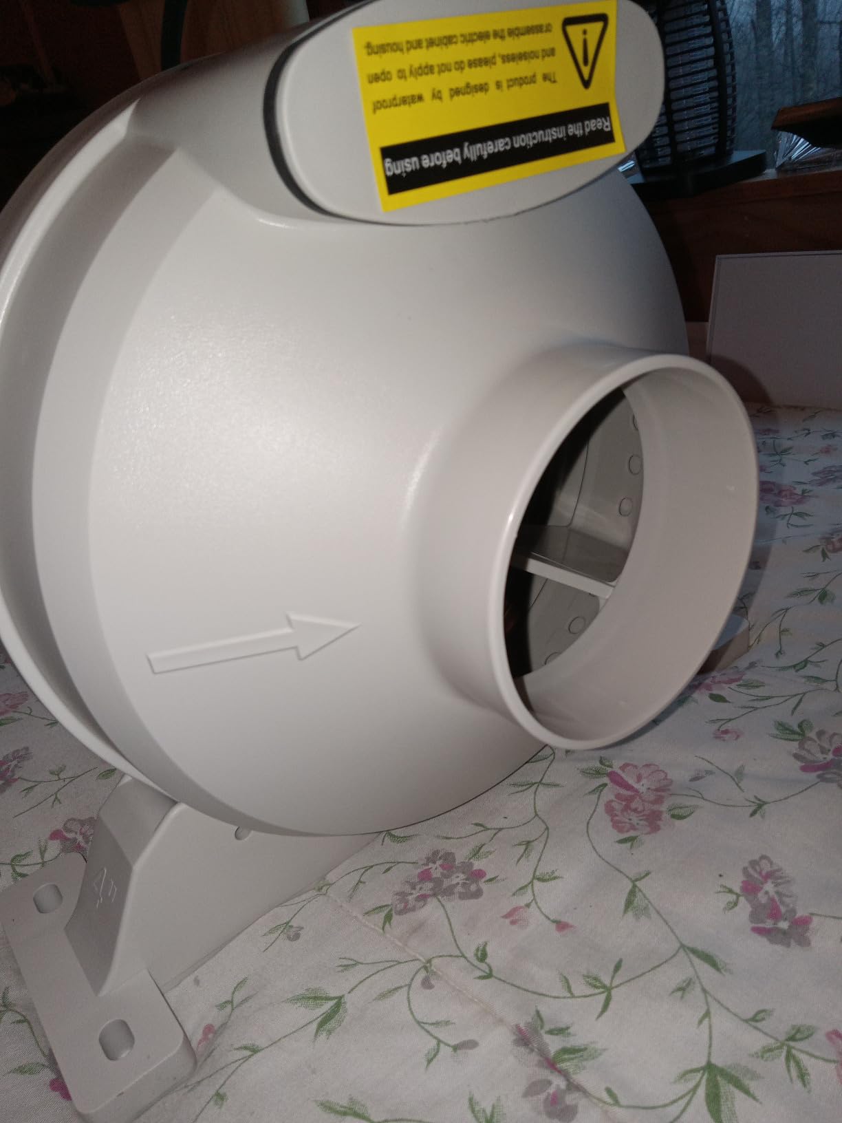 4x4 inch Radon Installation Fan Kit, Radon Mitigation System Kit Inline Duct Fan IP67 Waterproof, Indoor Outdoor Ventilation Commercial/Residential, Rubber Coupler, Manometer customer photo 1