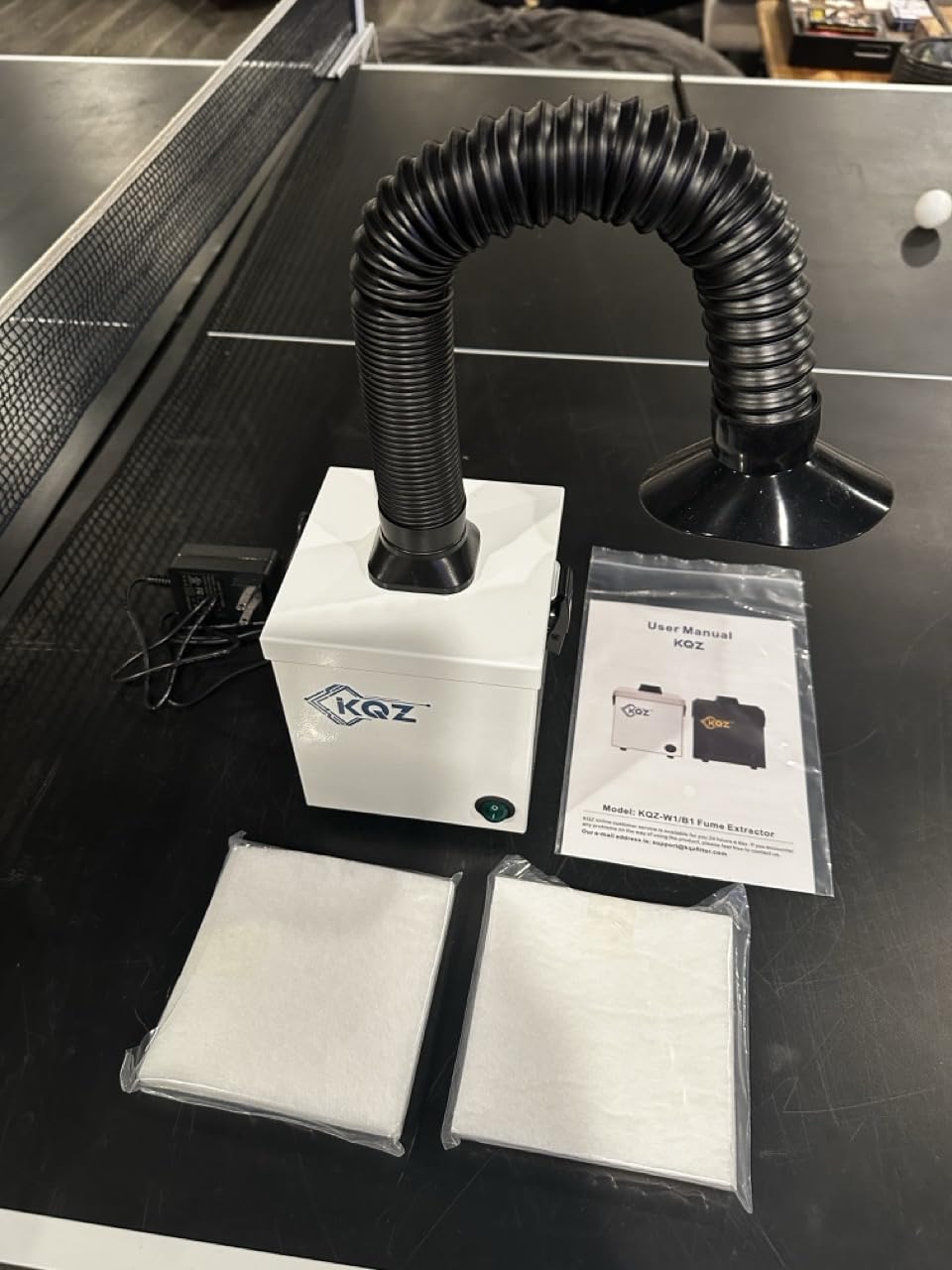 KQZ W1 Solder Fume Extractor 168m³/h Smoke Absorber with H13 HEPA customer photo 1