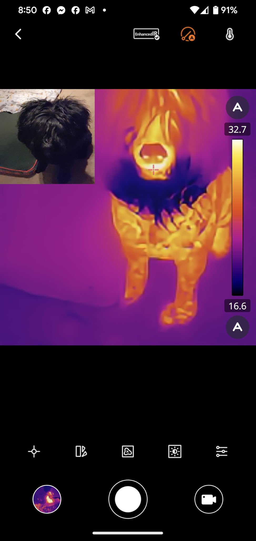 GOYOJO Thermal Imaging Camera for Android/iphone 15/16/17 iOS Series 192x192 IR Resolution– Water Leak Detection HVAC Electrical Plumbing, Automotive Repair, Home Inspection, DIY-USB-C Infrared Imager customer photo 1