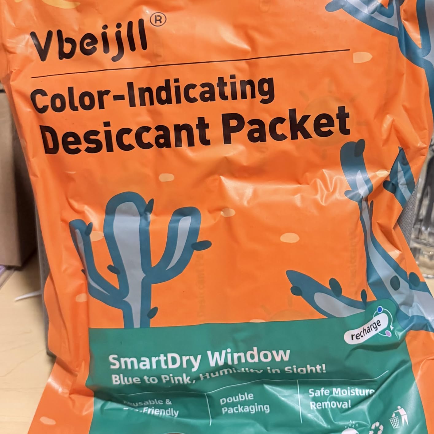 120 Gram (6 Pack) Color-Indicating Desiccant Packs for Storage customer photo 2