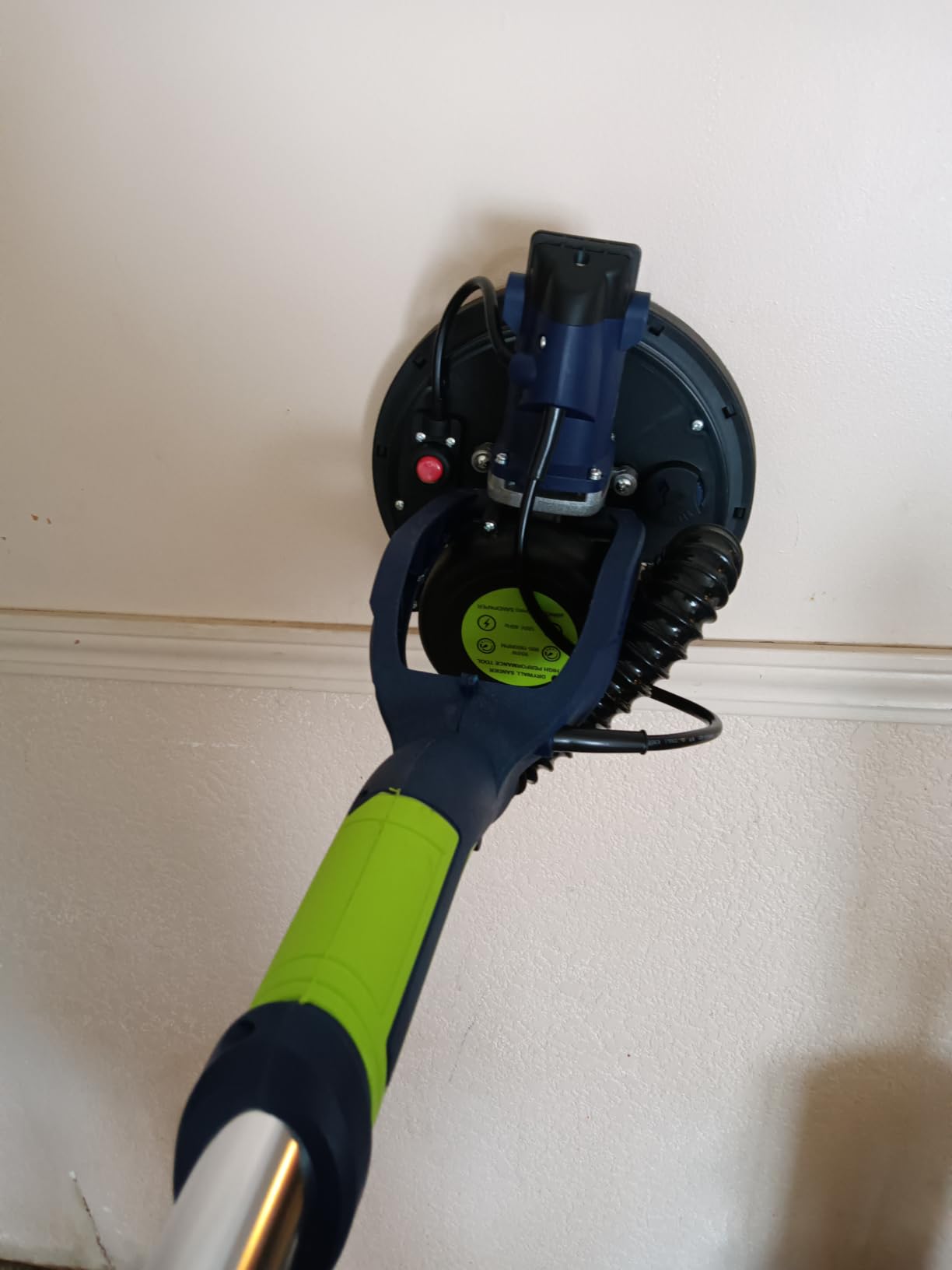 Drywall Sander, 2025 Upgraded 8-Amp Popcorn Ceiling Removal Tool, Blue customer photo 1