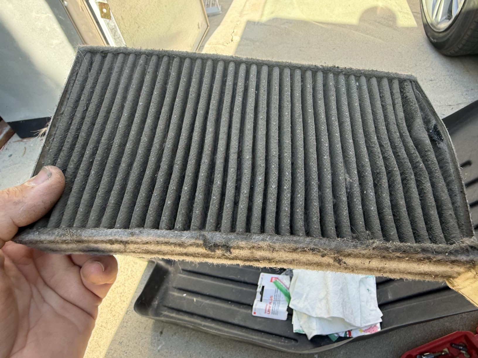 Cabin Air Filter w/Activated Carbon for RAM 1500 (2016–2025), 2500, 3500, Jeep Wagoneer (2022–2025), Grand Wagoneer, Mazda 6, CX-7, OE# EG21-61-P11, 68318365AA, CF11671, CF671 customer photo 2