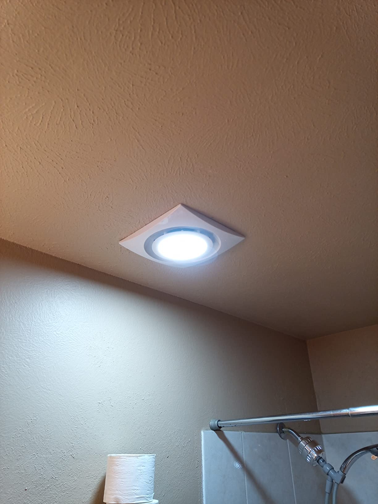 Zeyzer Bathroom Fan with Bluetooth Speaker & RGB Light, 11.8