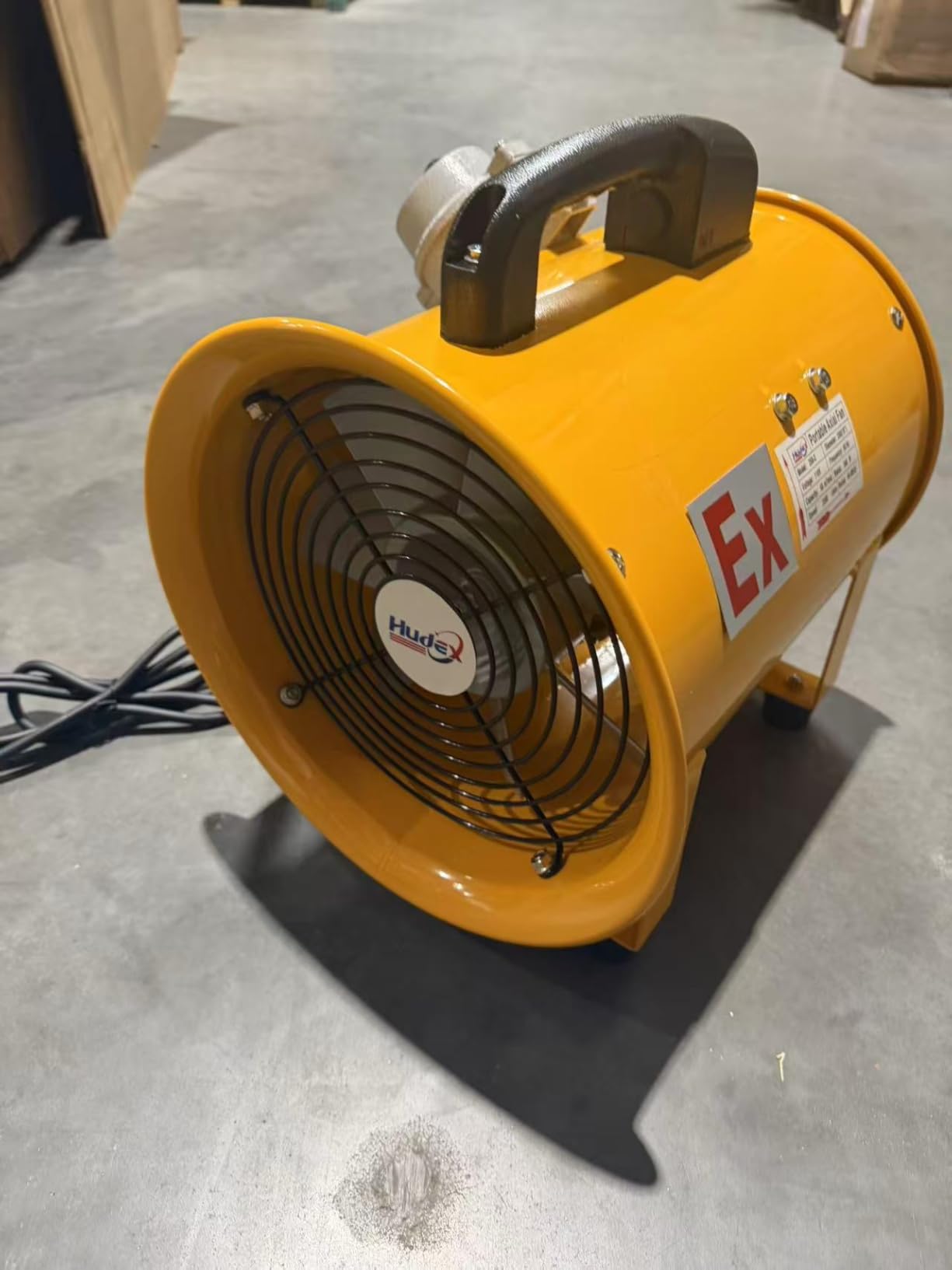 dreamdragon 12 Inch Explosion Proof Fan, 3450 RPM Industrial Ventilator with 550W Motor, 110V 60Hz, for Hazardous Locations, Paint Booths & Chemical Plants customer photo 2