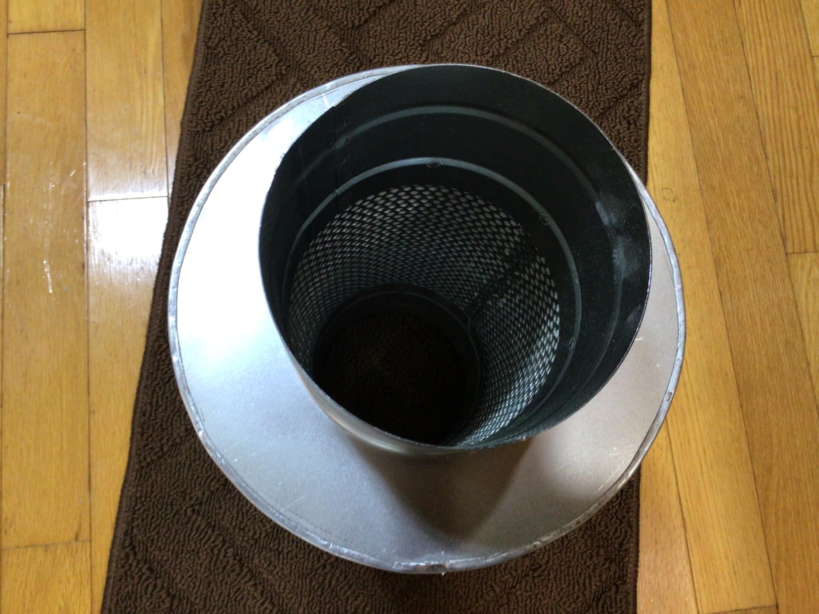 6 Inch Round Air Duct Noise Silencer, Galvanized Steel Inline Duct Muffler, 19.7 in Long Vent Noise Reducer for HVAC, Inline Fan, Grow Tent Ventilation customer photo 1