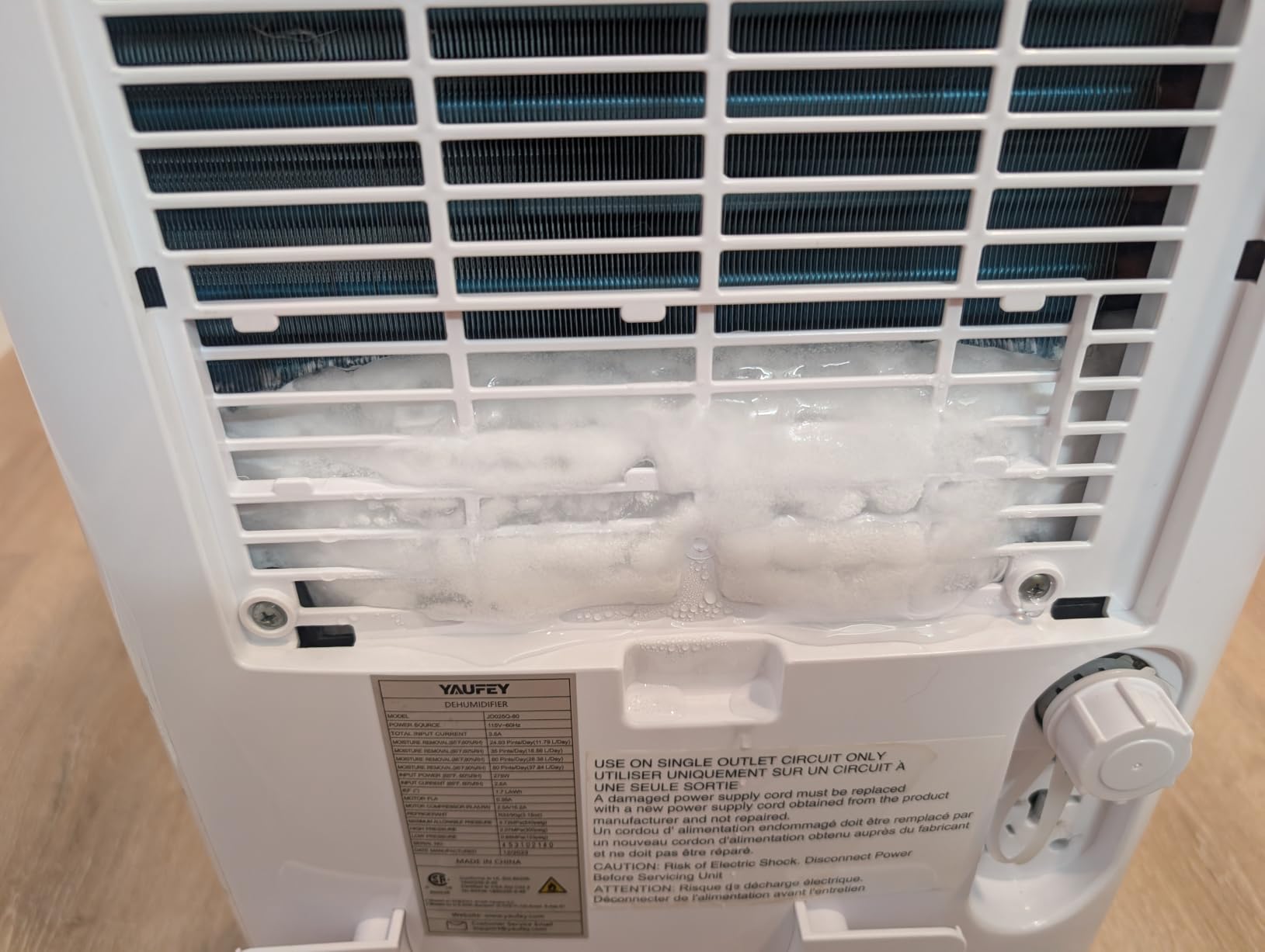 Yaufey 150 Pint Dehumidifier for Basement Home 8000 Sq. Ft. with Drain Hose customer photo 1